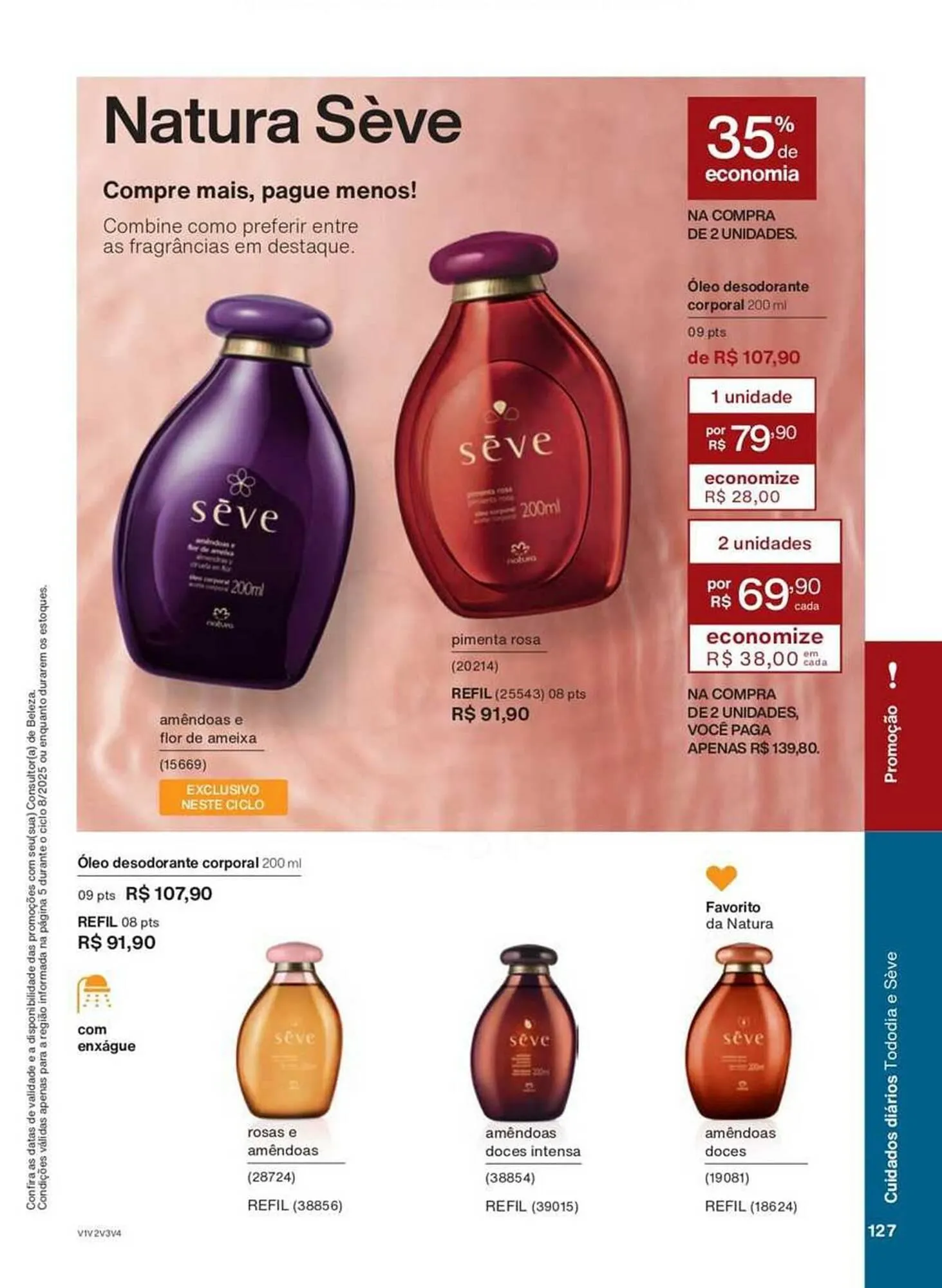 Encarte de Catálogo Natura 24 de abril até 30 de maio 2025 - Pagina 127