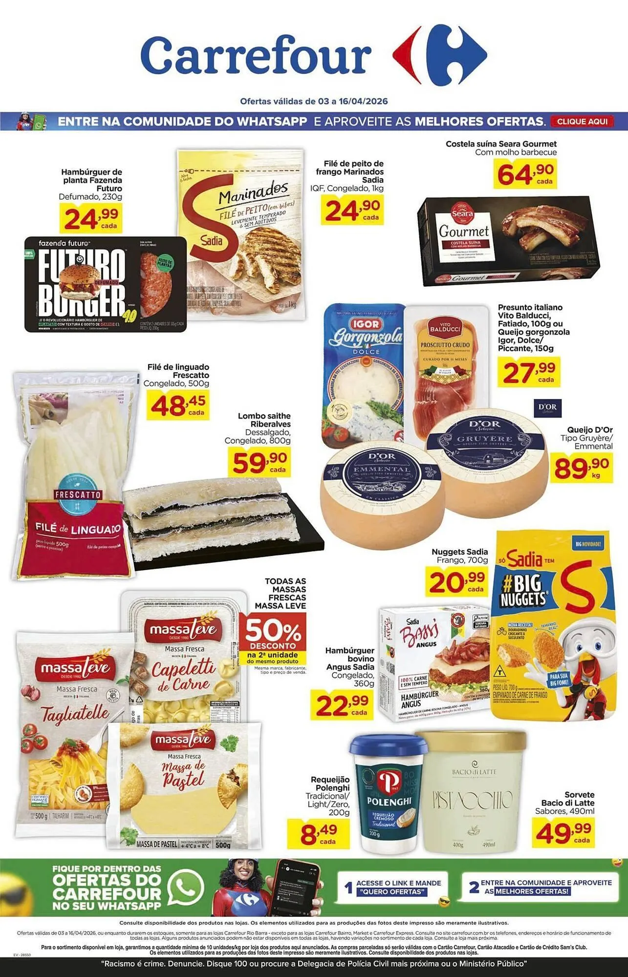 Encarte de Folheto Carrefour 3 de abril até 16 de abril 2026 - Pagina 2