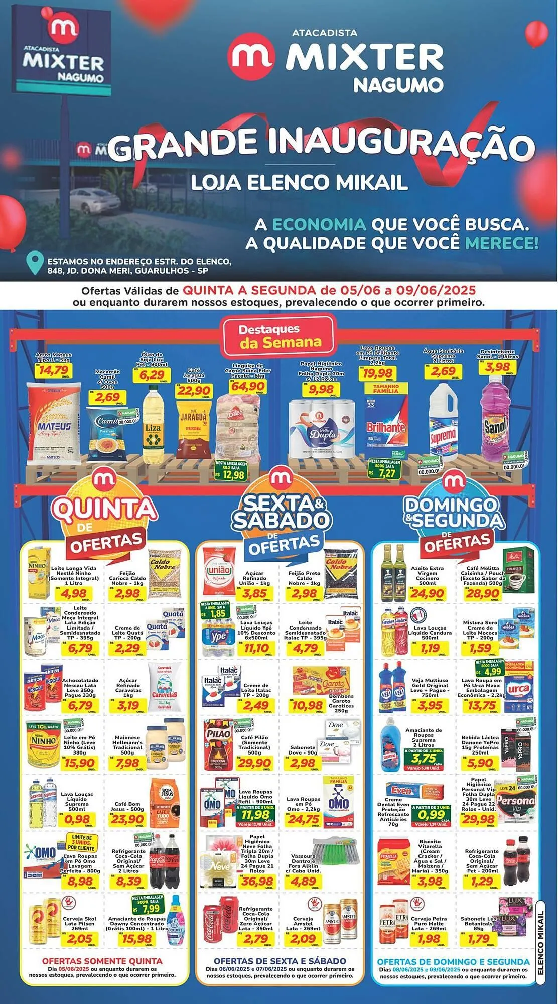 Encarte de Catálogo Nagumo 5 de junho até 9 de junho 2025 - Pagina 1