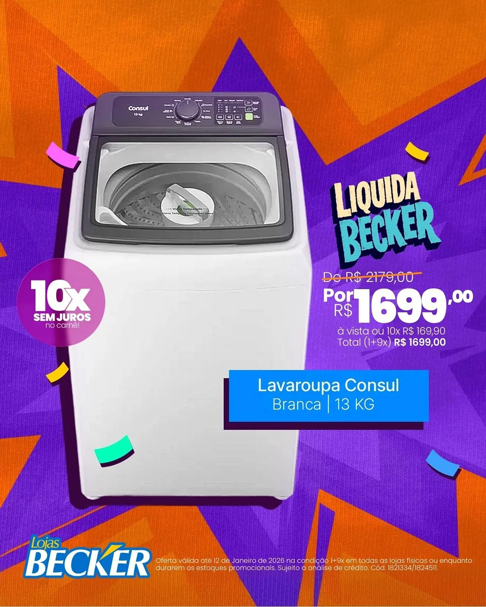 Encarte de Folheto Lojas Becker 9 de janeiro até 12 de janeiro 2026 - Pagina 1