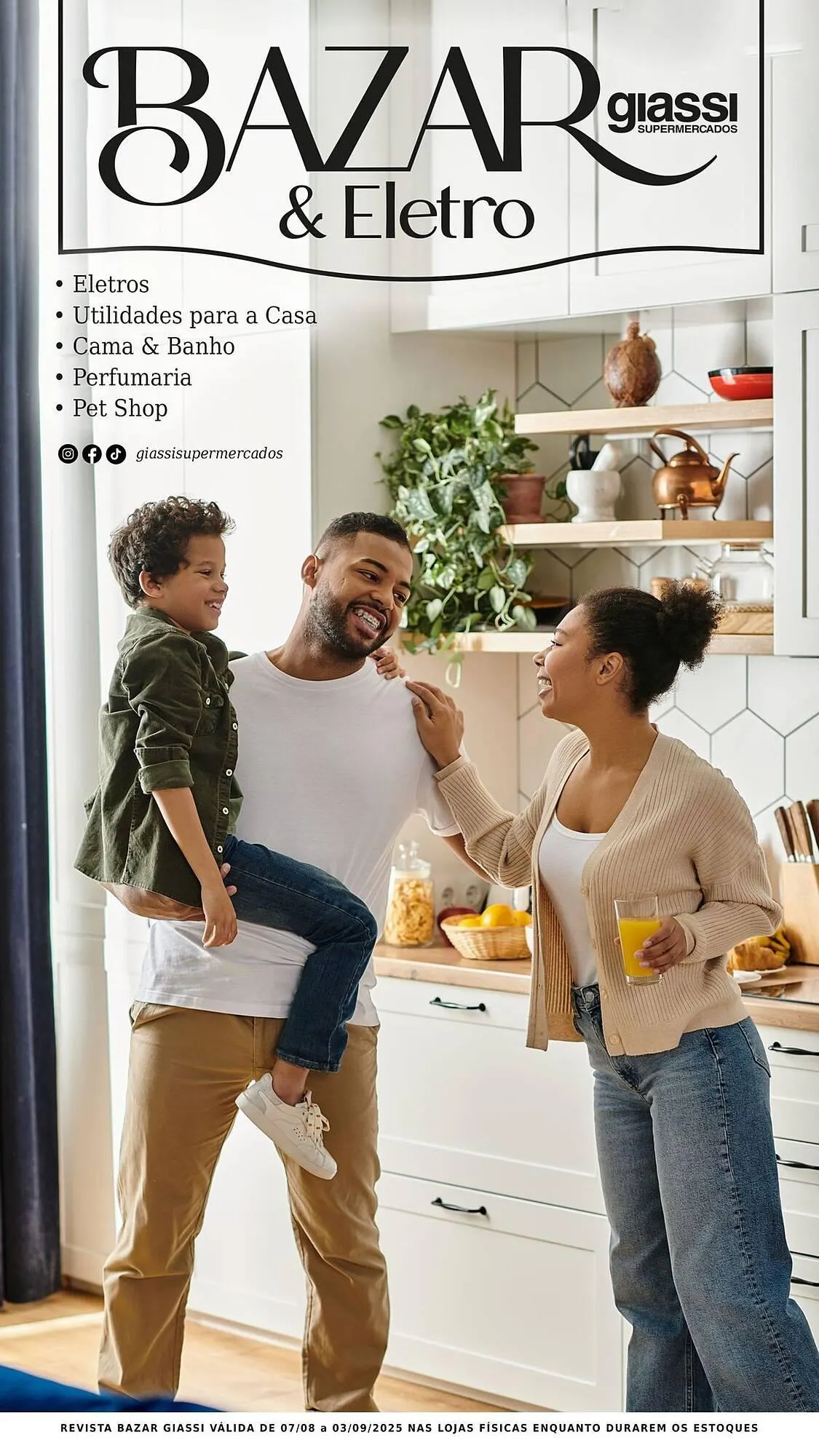 Encarte de Catálogo Giassi Supermercados 7 de agosto até 3 de setembro 2025 - Pagina 1