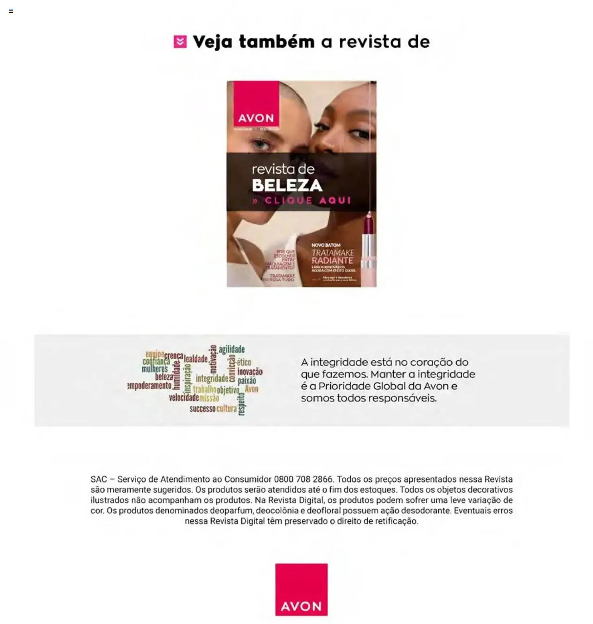 Encarte de Catálogo Avon 3 de junho até 2 de julho 2025 - Pagina 77