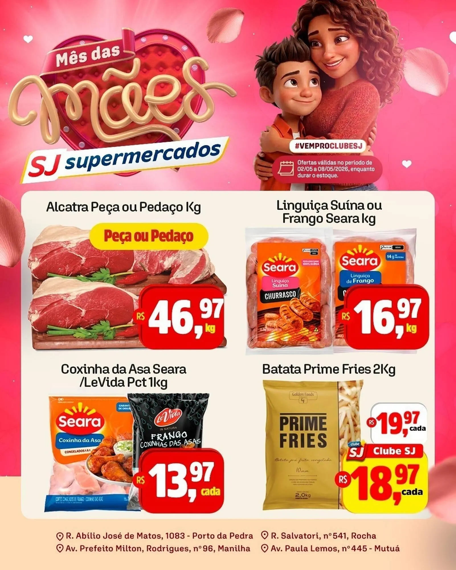 Encarte de Encarte Sj Supermercados 2 de maio até 8 de maio 2026 - Pagina 1