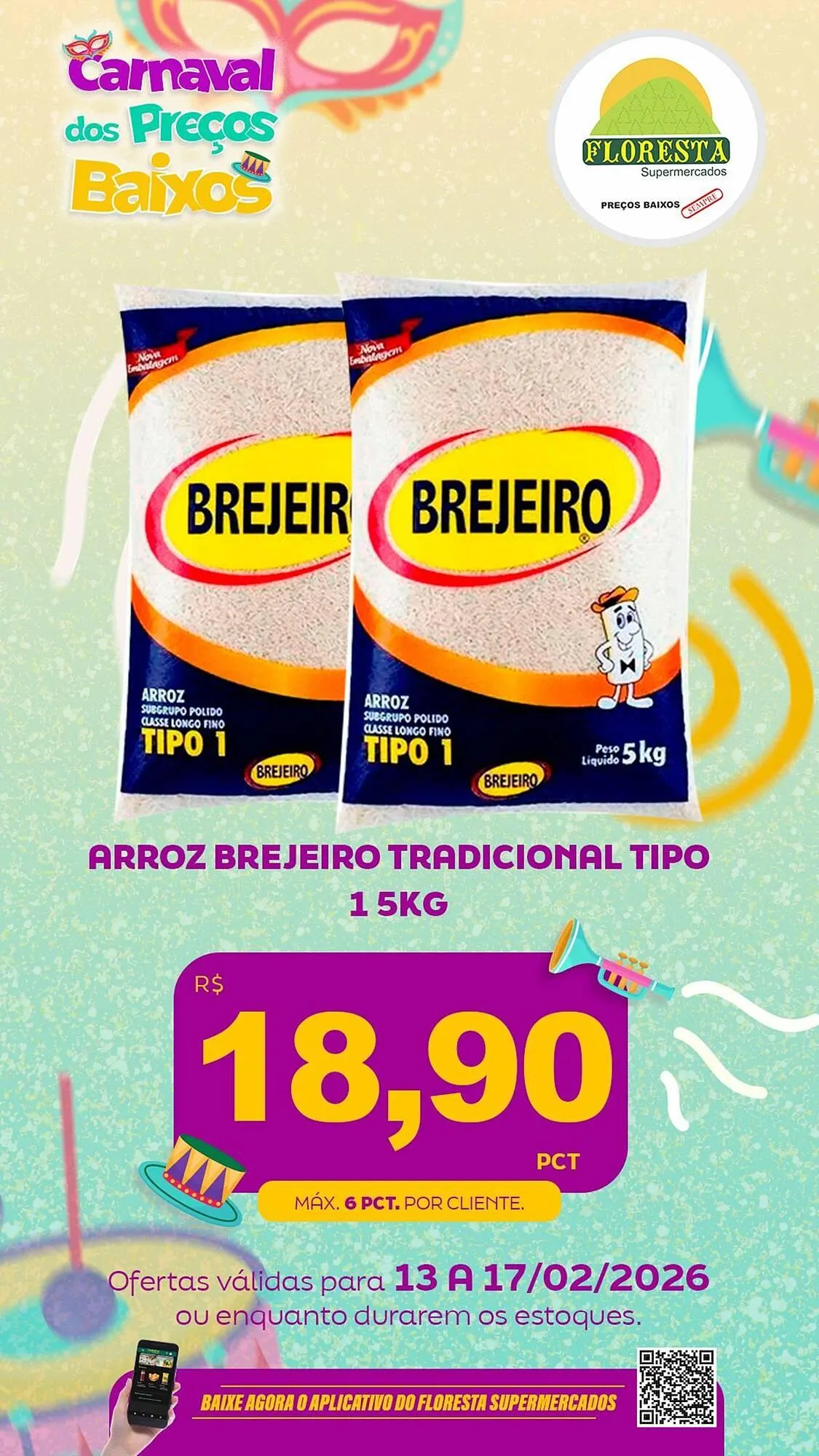 Encarte de Catálogo Floresta Supermercados 13 de fevereiro até 17 de fevereiro 2026 - Pagina 68