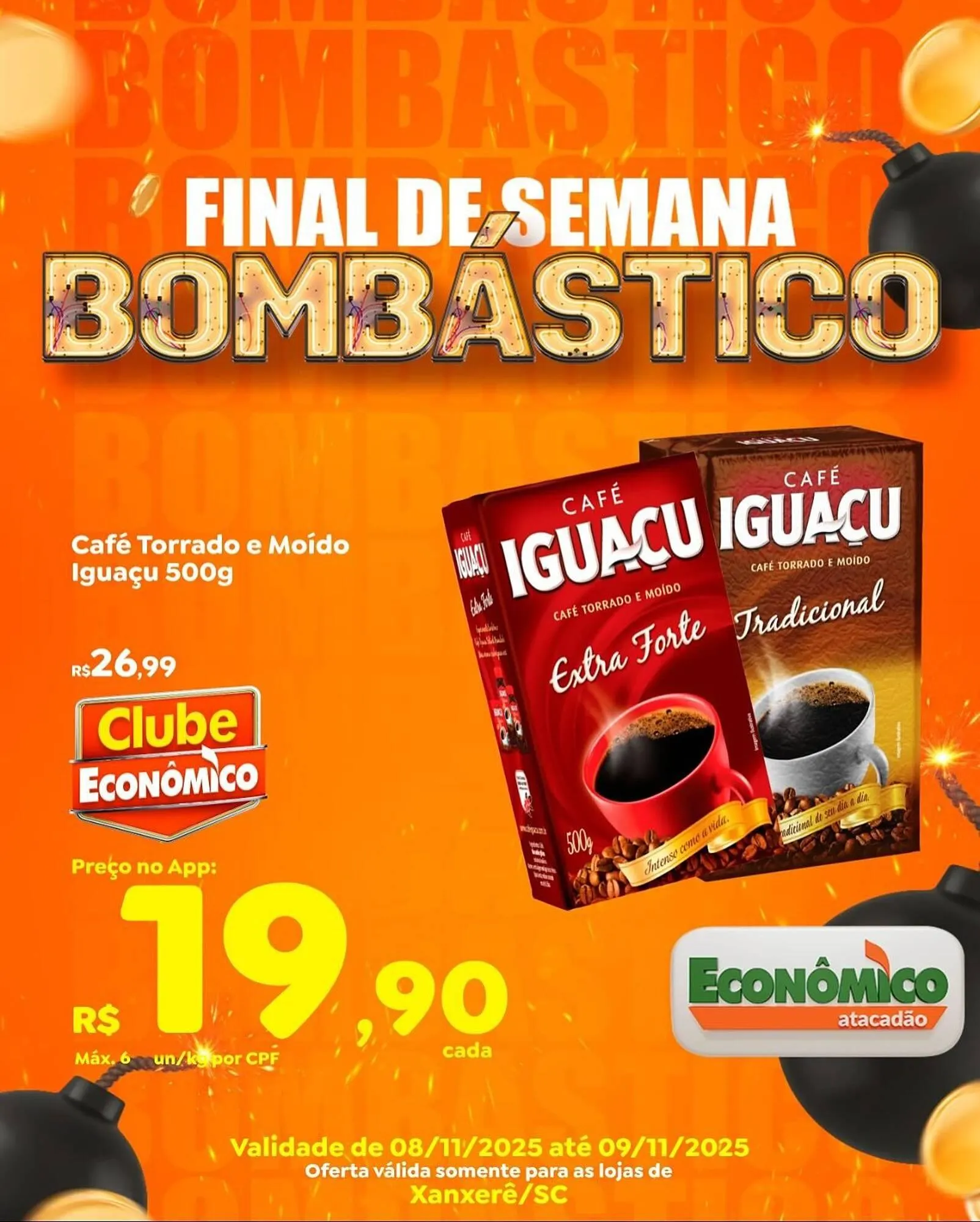 Encarte de Catálogo Econômico Atacadão 8 de novembro até 9 de novembro 2025 - Pagina 1