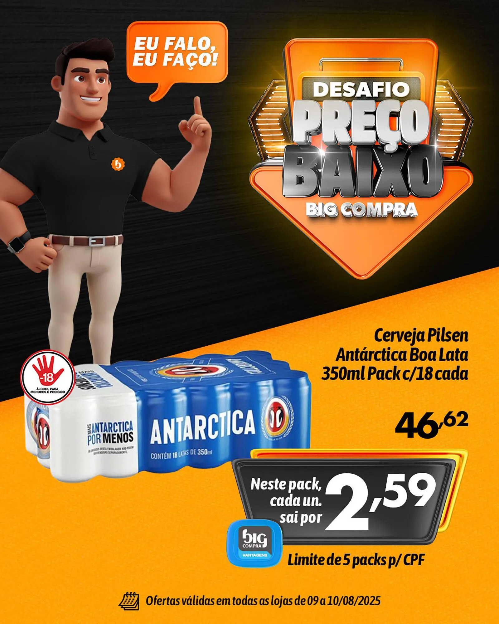 Encarte de Catálogo Supermercados Big Compra 9 de agosto até 10 de agosto 2025 - Pagina 5