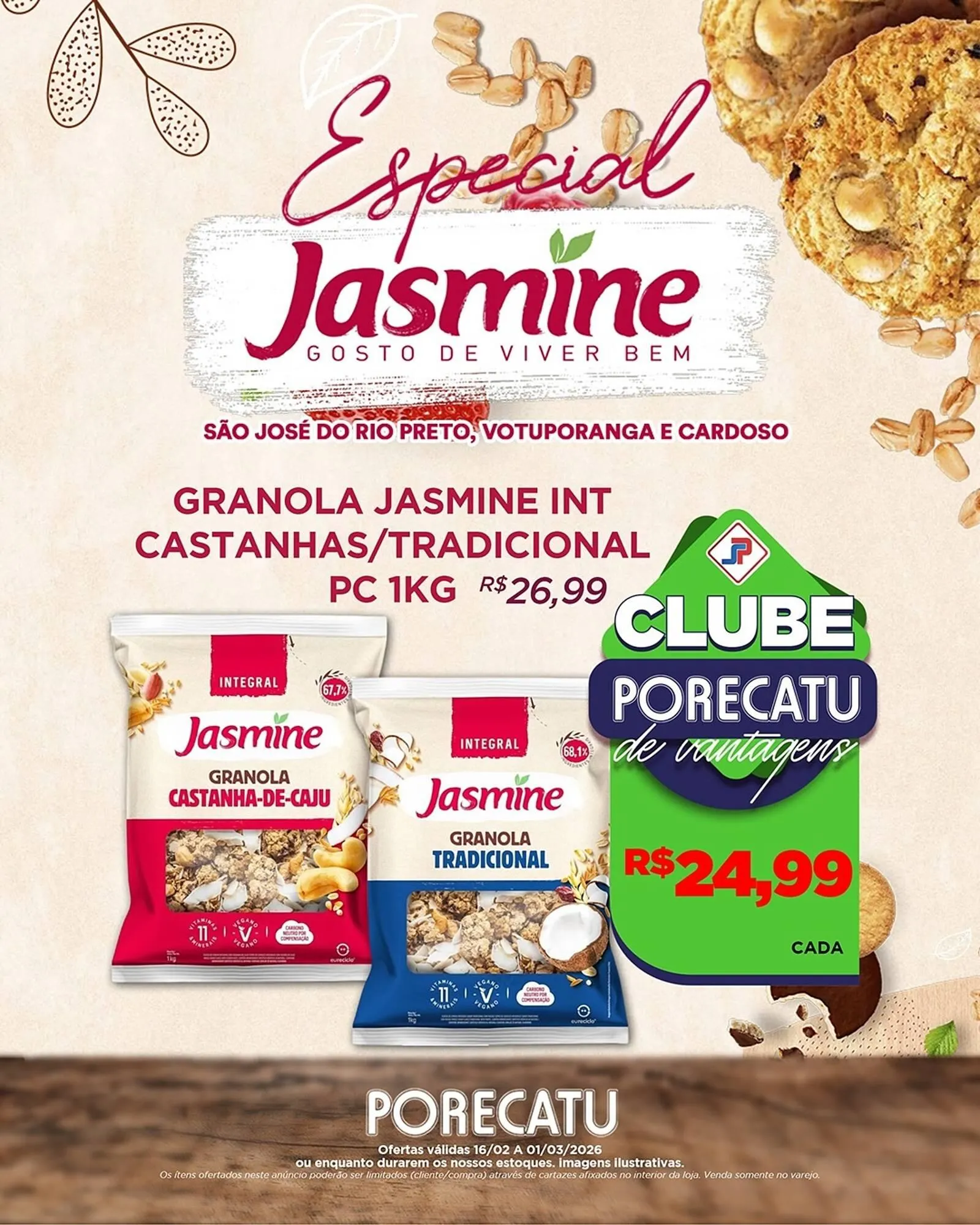 Encarte de Catálogo Supermercado Porecatu 16 de fevereiro até 1 de março 2026 - Pagina 3