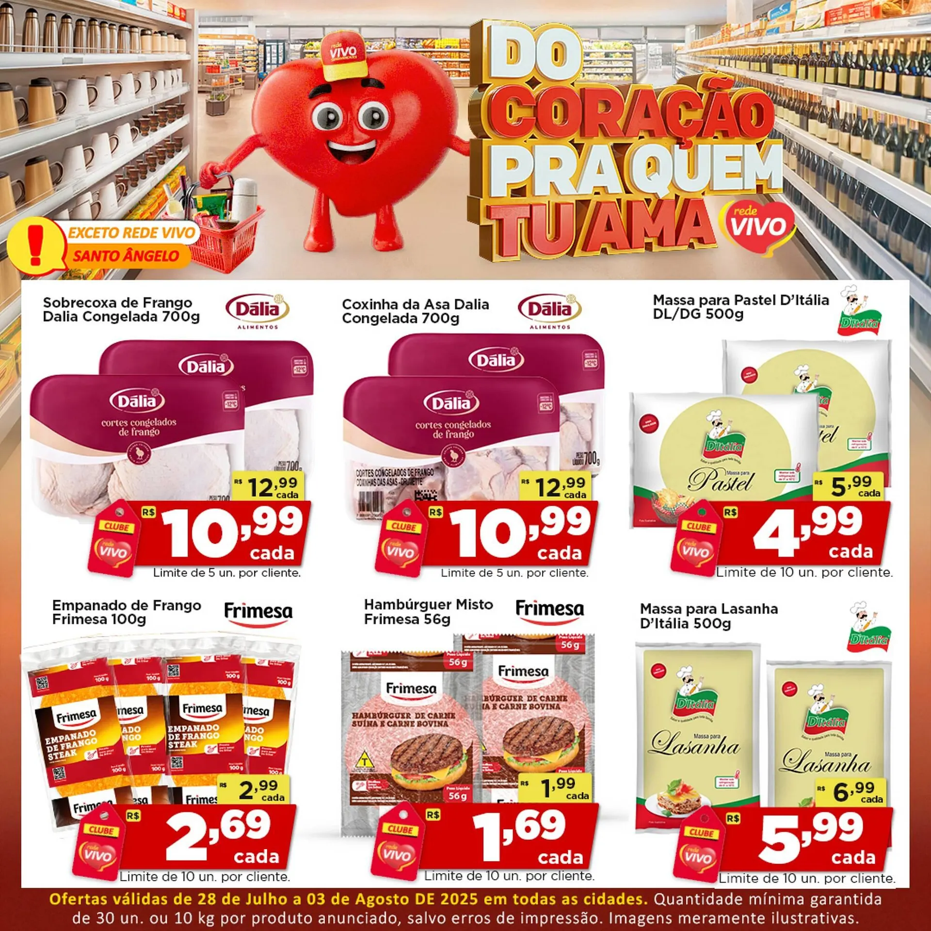 Encarte de Catálogo Rede Vivo 28 de julho até 3 de agosto 2025 - Pagina 1
