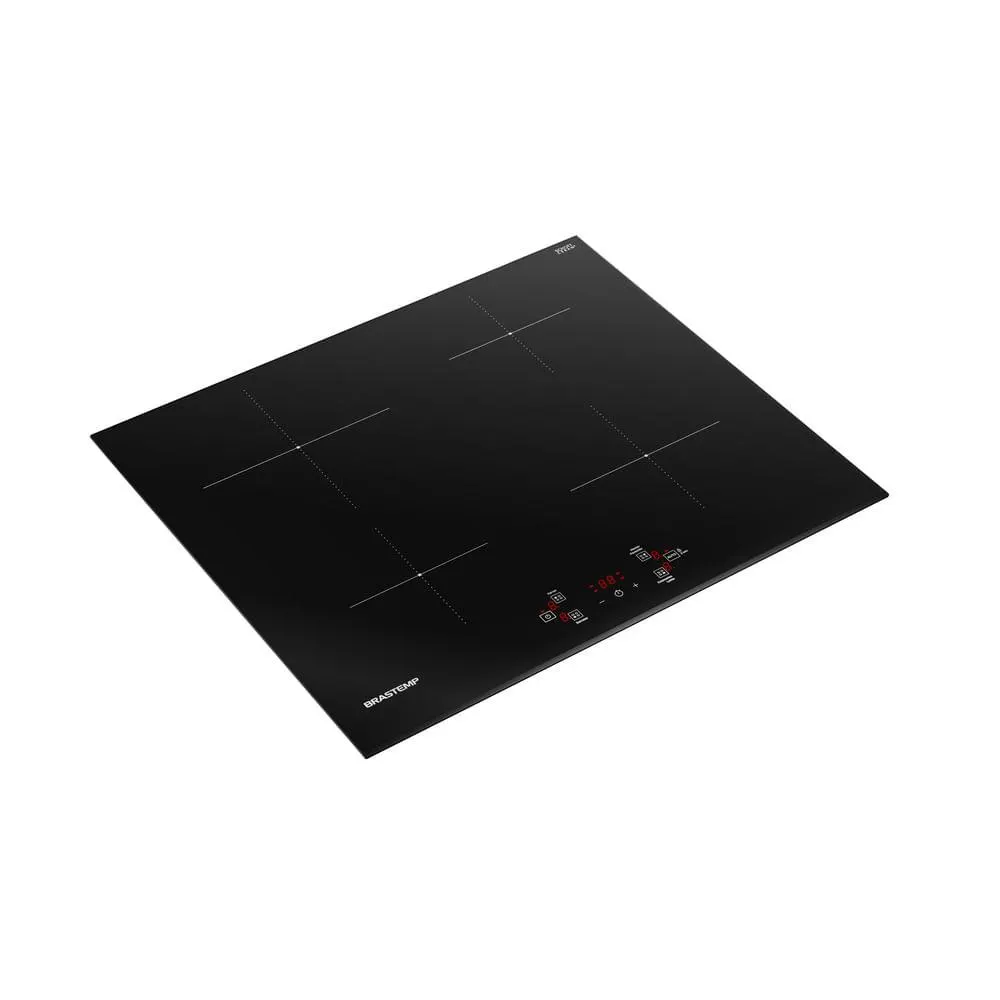 Cooktop 4 Bocas de Indução Brastemp com Funções Especiais - BDJ60BE