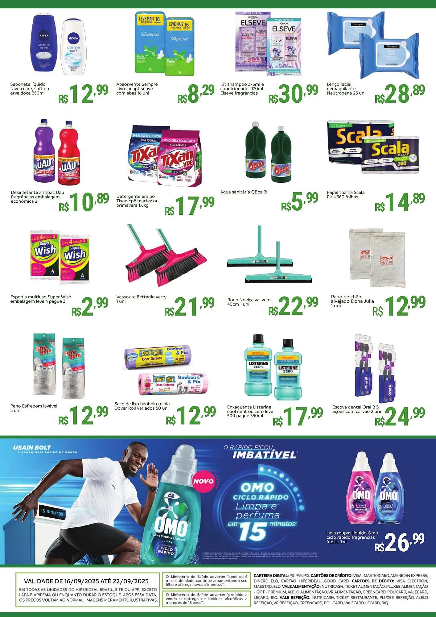 Encarte de Catálogo Hiperideal Supermercados 16 de setembro até 22 de setembro 2025 - Pagina 4