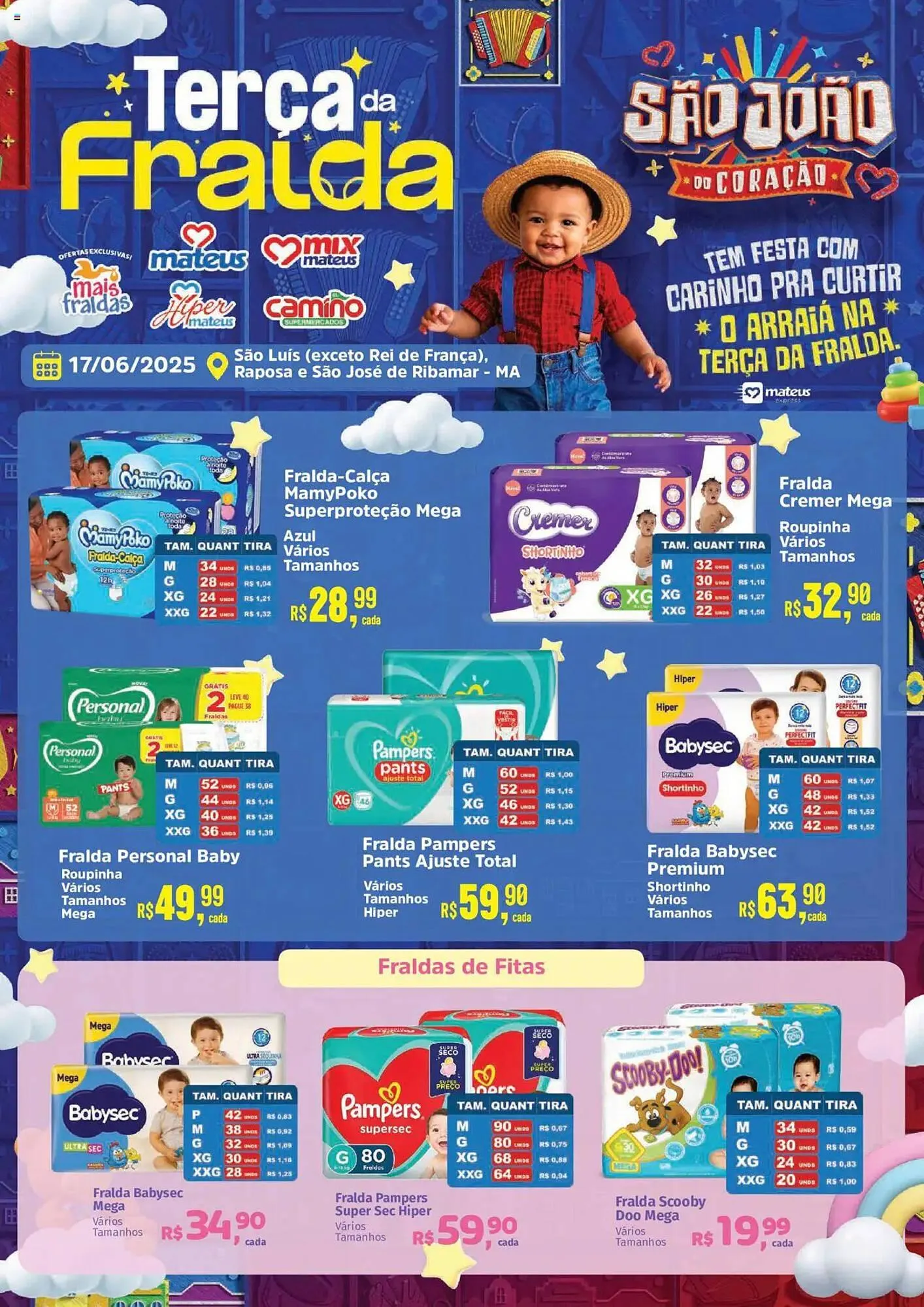 Encarte de Catálogo Supermercados Mateus 17 de junho até 17 de junho 2025 - Pagina 1