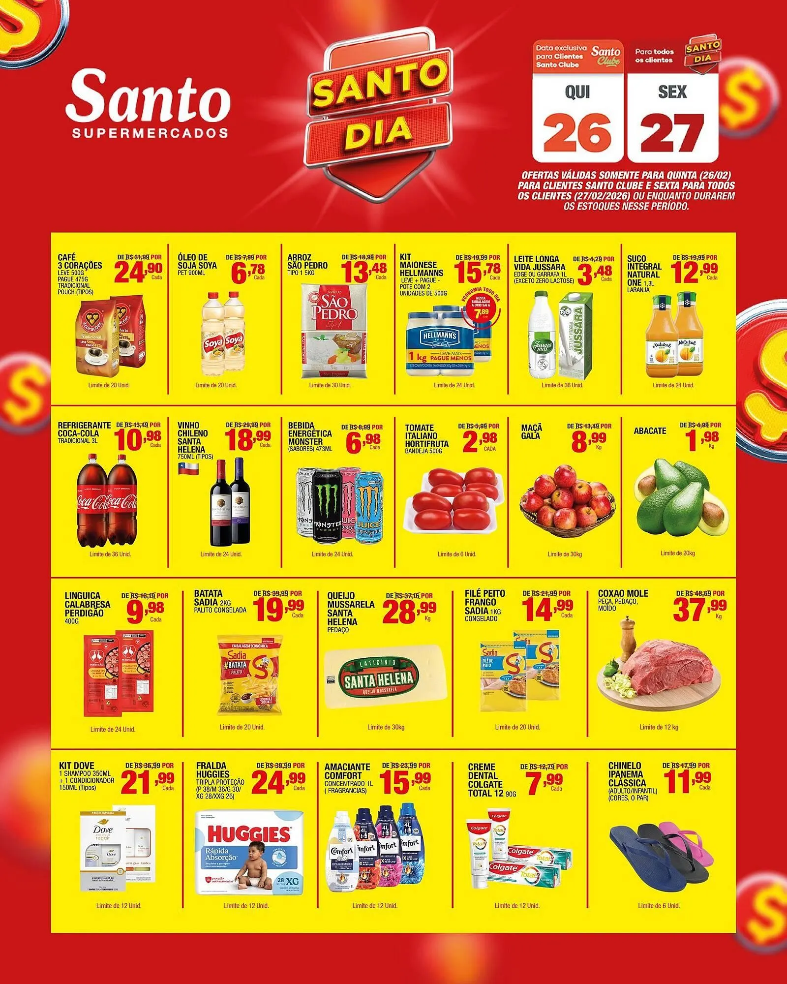 Encarte de Catálogo Santo Supermercados 27 de fevereiro até 27 de fevereiro 2026 - Pagina 3