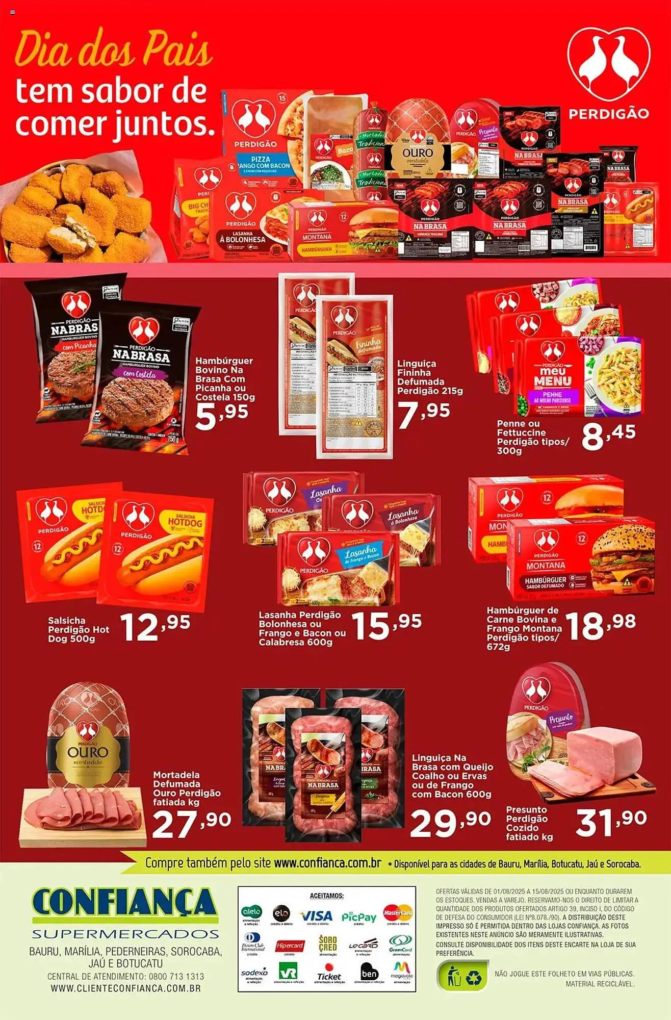 Encarte de Catálogo Confiança Supermercados 1 de agosto até 15 de agosto 2025 - Pagina 2