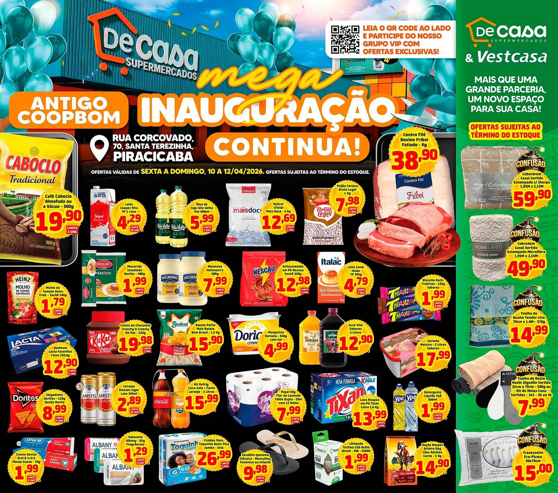 Encarte de Tabloide CoopBom 10 de abril até 12 de abril 2026 - Pagina 1