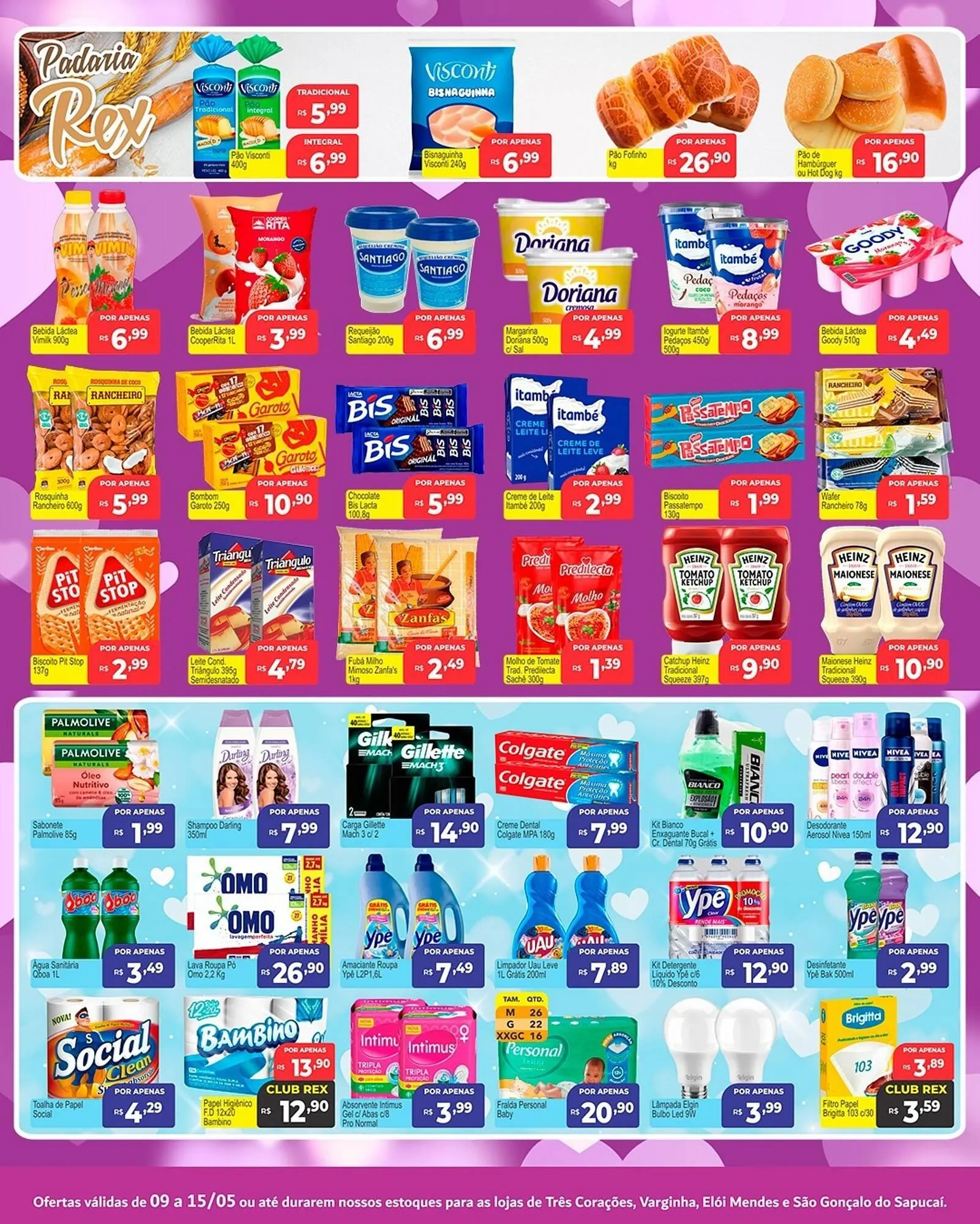 Encarte de Catálogo Supermercados Rex 10 de maio até 15 de maio 2024 - Pagina 2