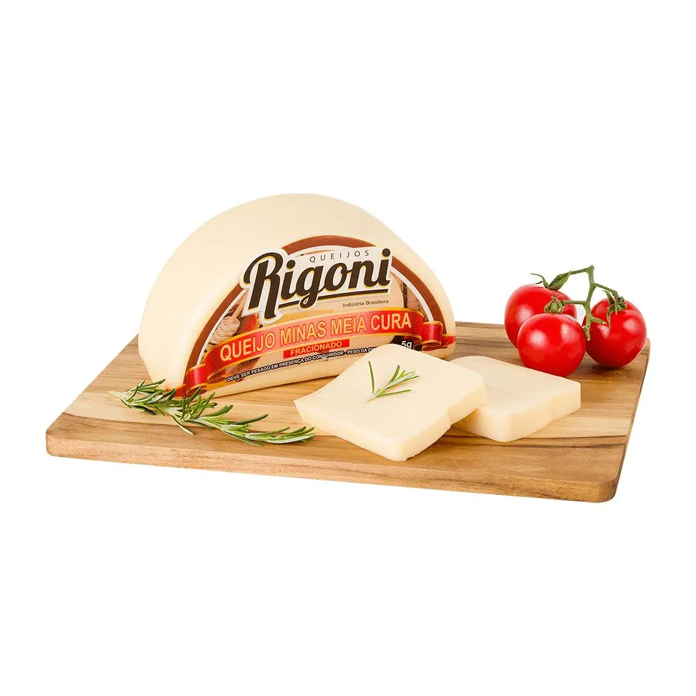 Queijo Minas Meia Cura Rigoni Fracionado