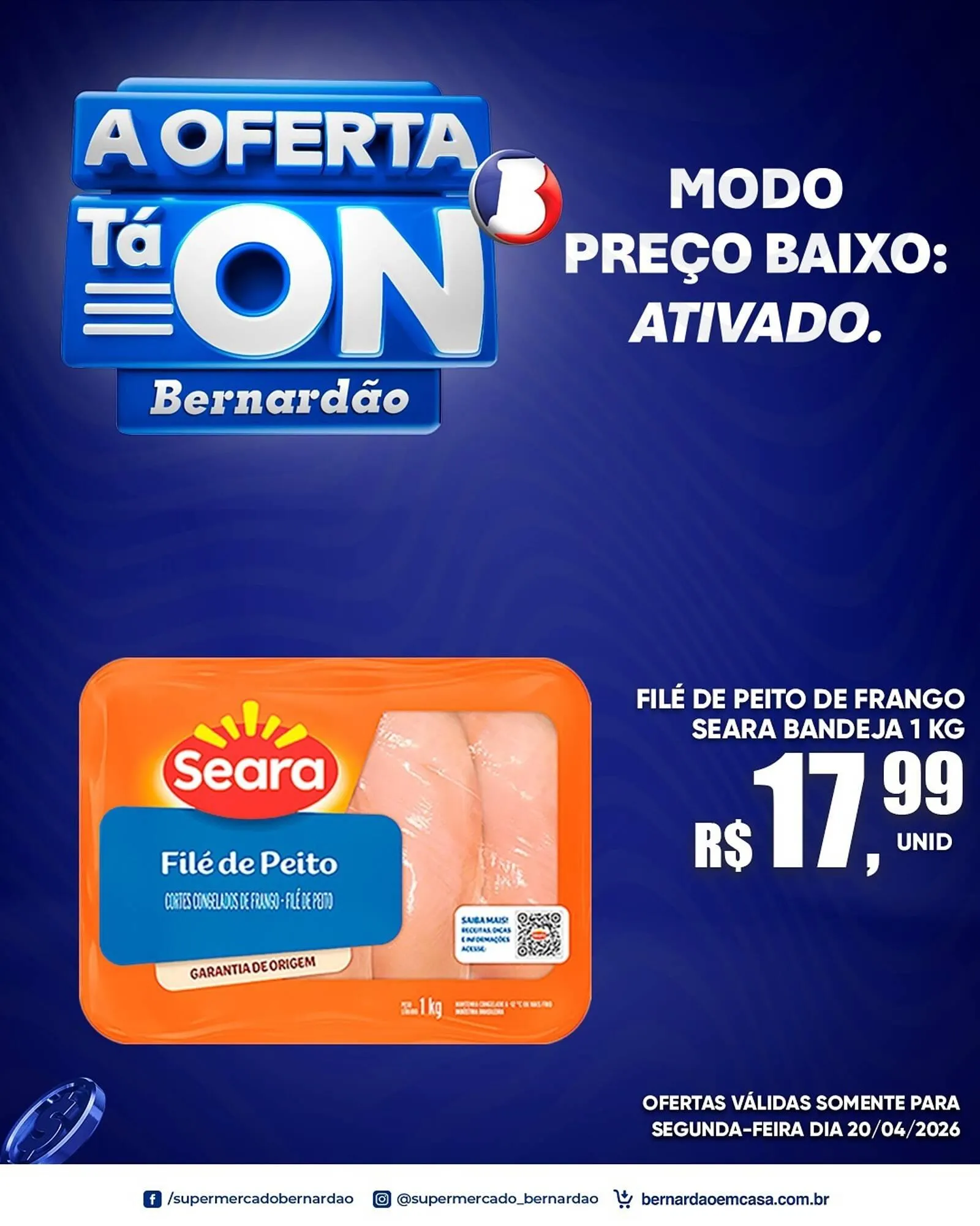 Encarte de Catálogo Supermercado Bernardão 20 de abril até 20 de abril 2026 - Pagina 3