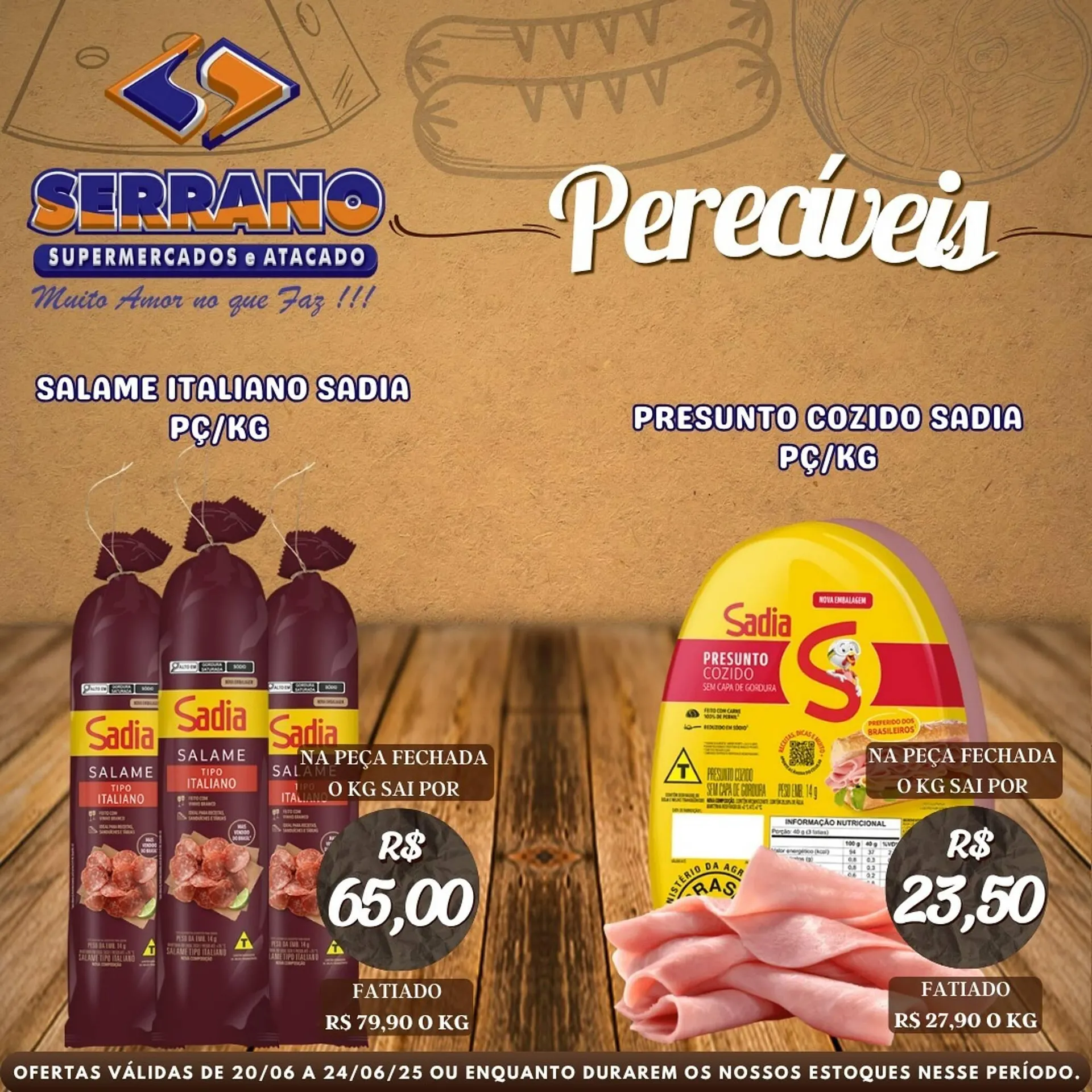 Encarte de Catálogo Serrano Supermercado 22 de junho até 24 de junho 2025 - Pagina 2