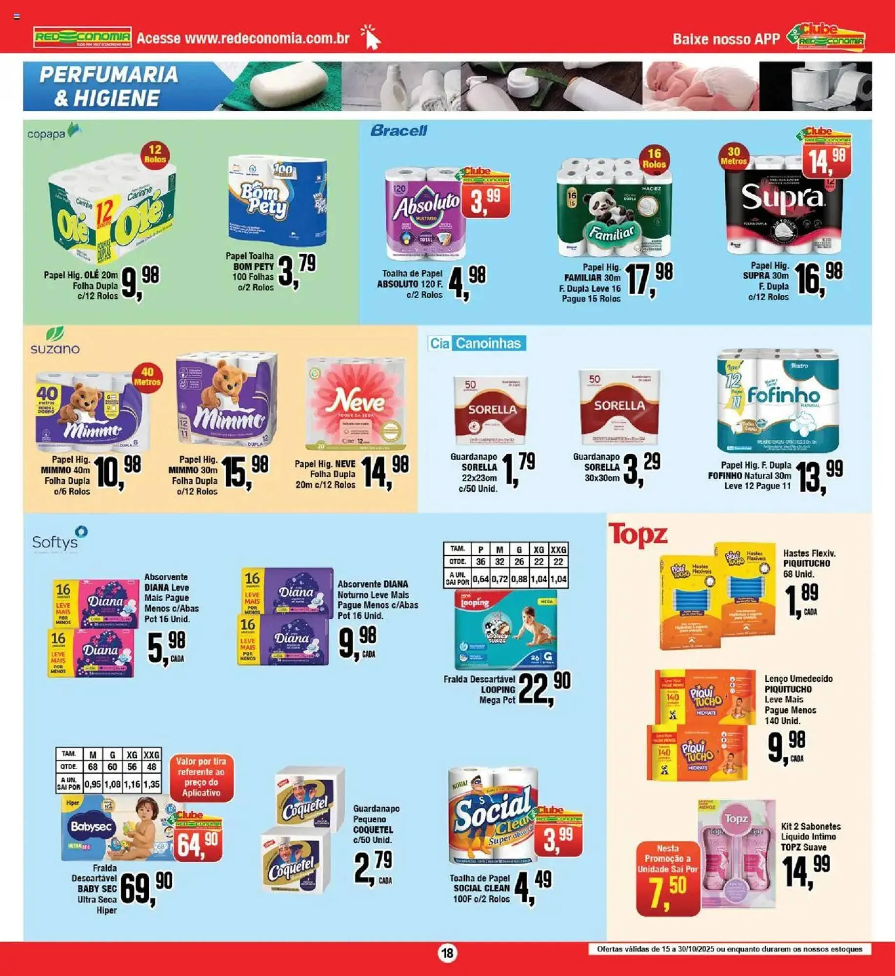Encarte de Encarte Redeconomia 15 de outubro até 30 de outubro 2025 - Pagina 18