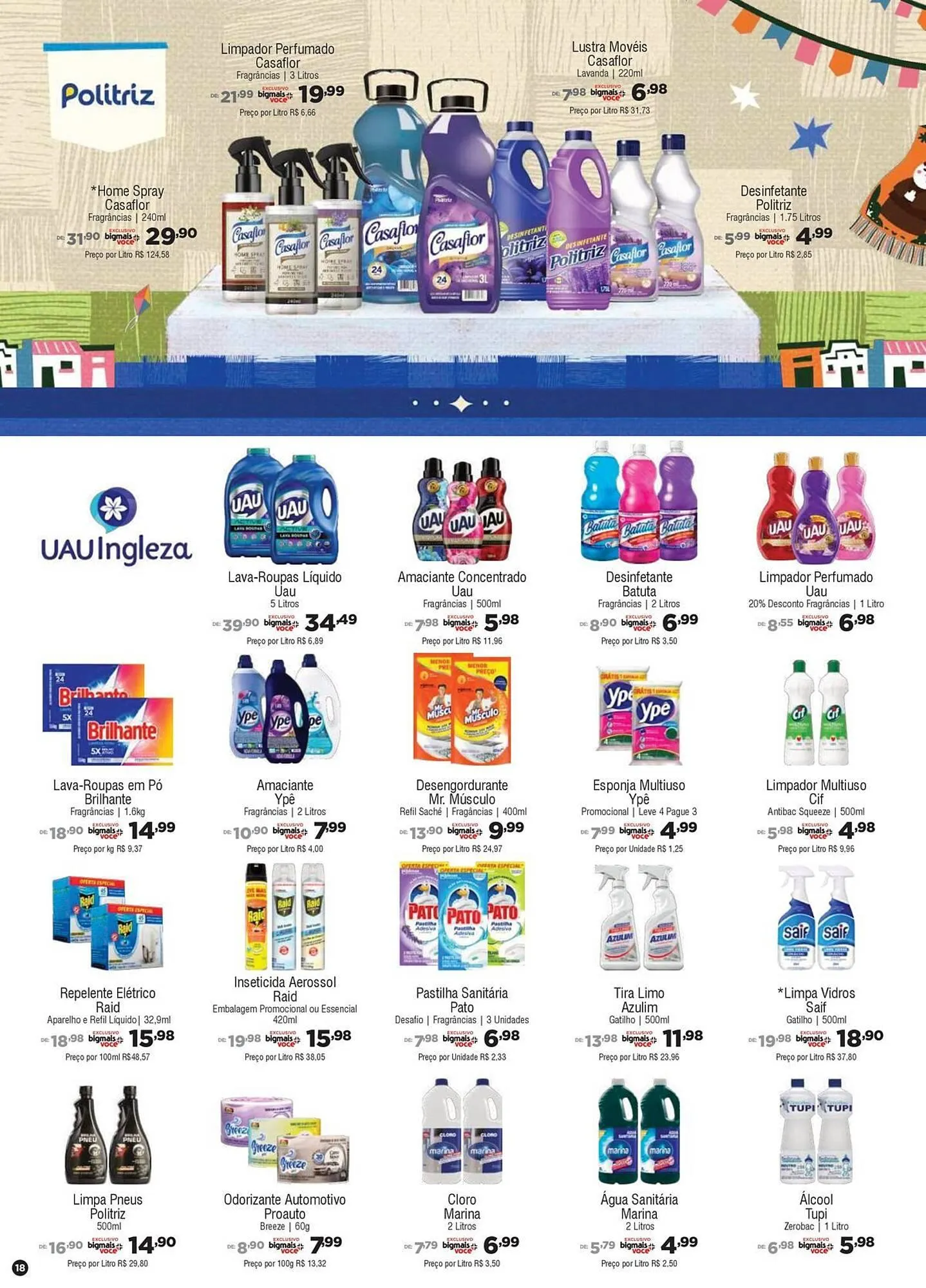 Encarte de Catálogo Big Mais Supermercados 4 de junho até 17 de junho 2025 - Pagina 18