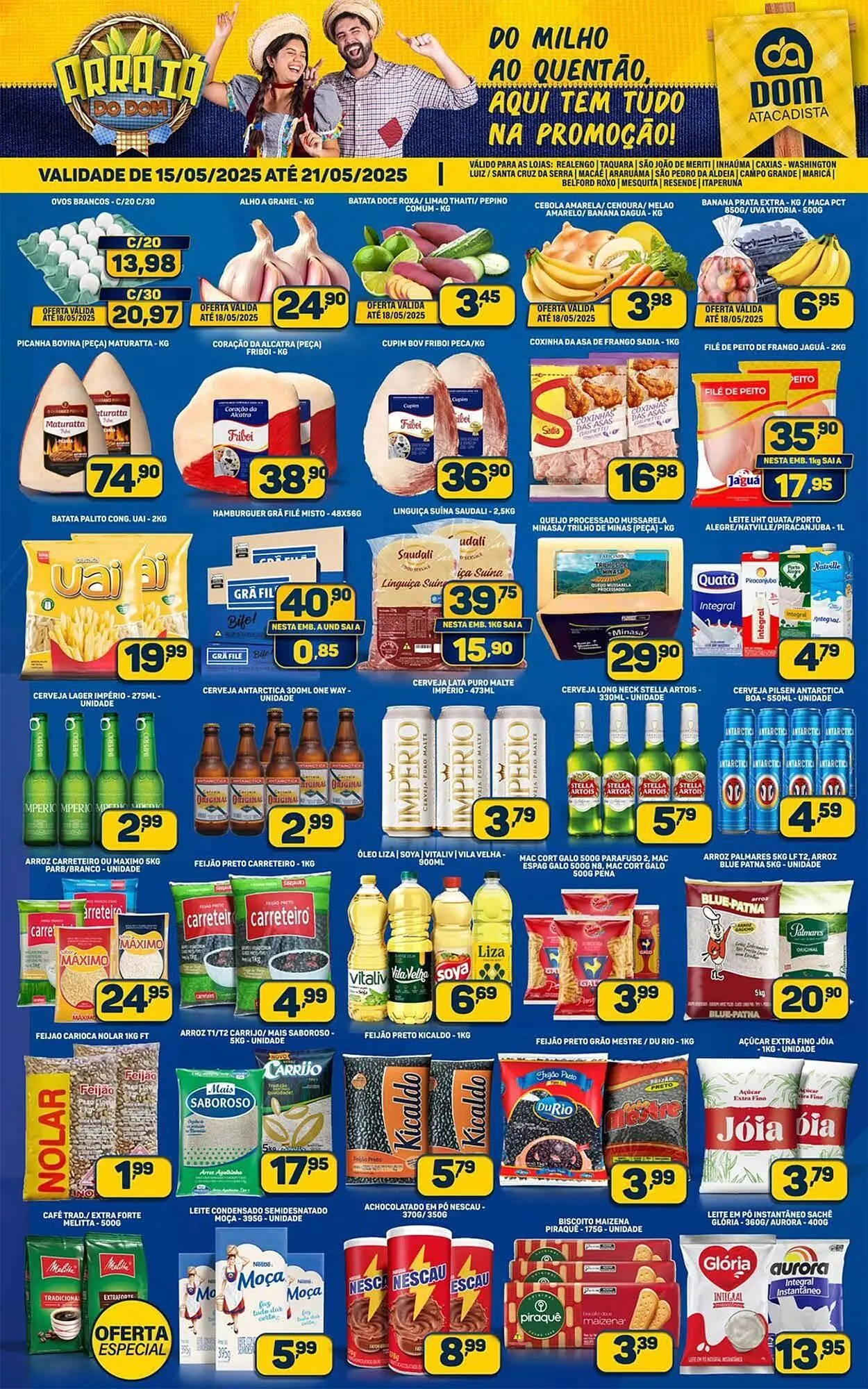 Encarte de Catálogo Dom Atacadista 19 de maio até 21 de maio 2025 - Pagina 1
