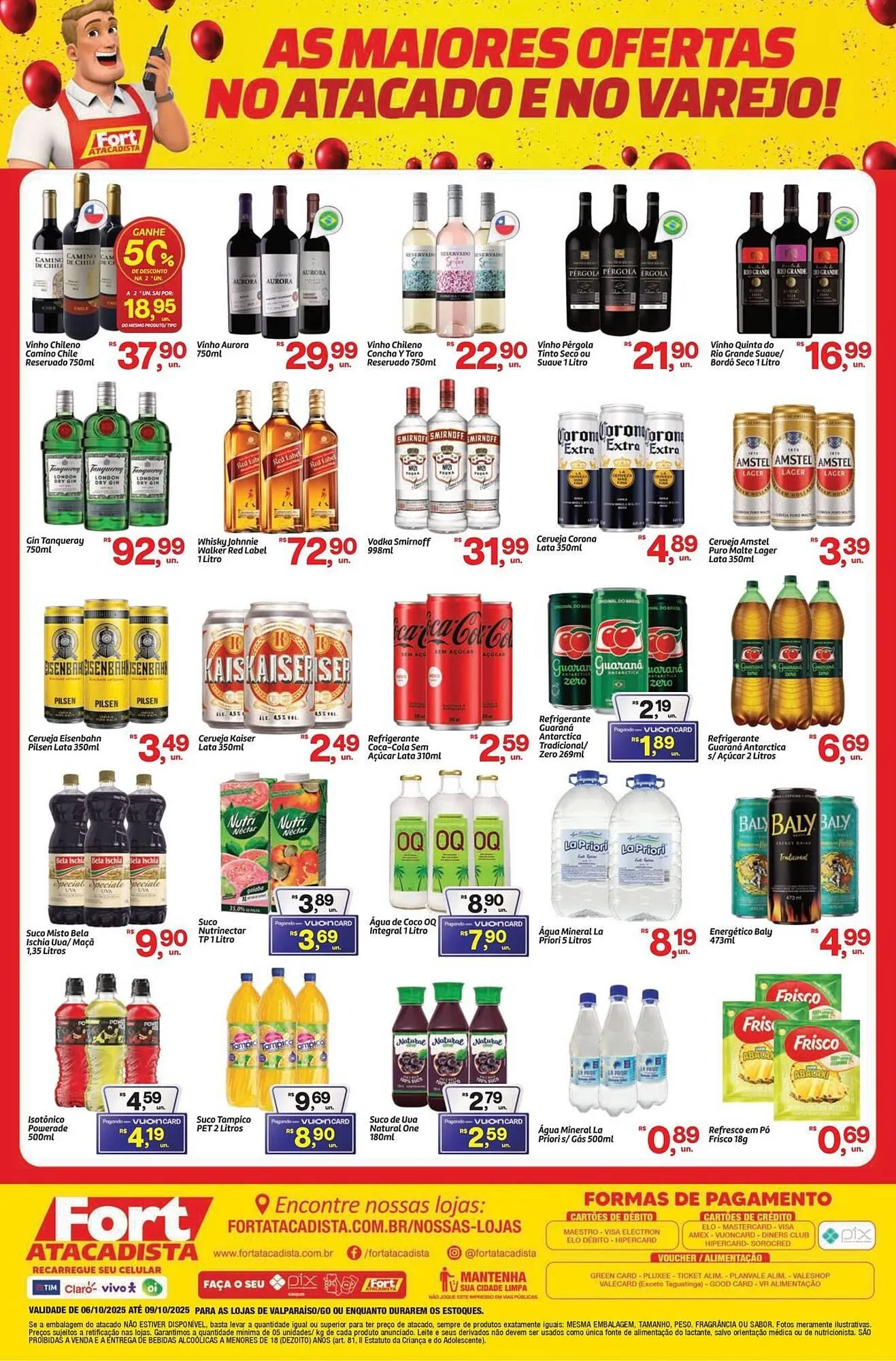 Encarte de Tabloide Fort Atacadista 6 de outubro até 9 de outubro 2025 - Pagina 8