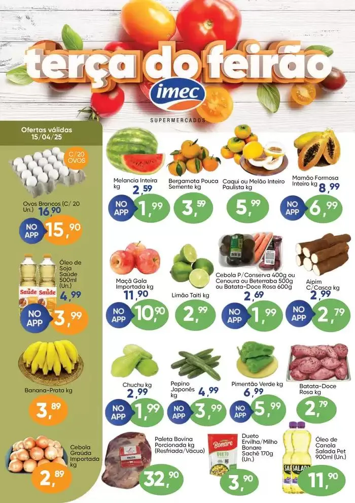 Encarte de Terça do Feirão 15 de abril até 25 de abril 2025 - Pagina 1