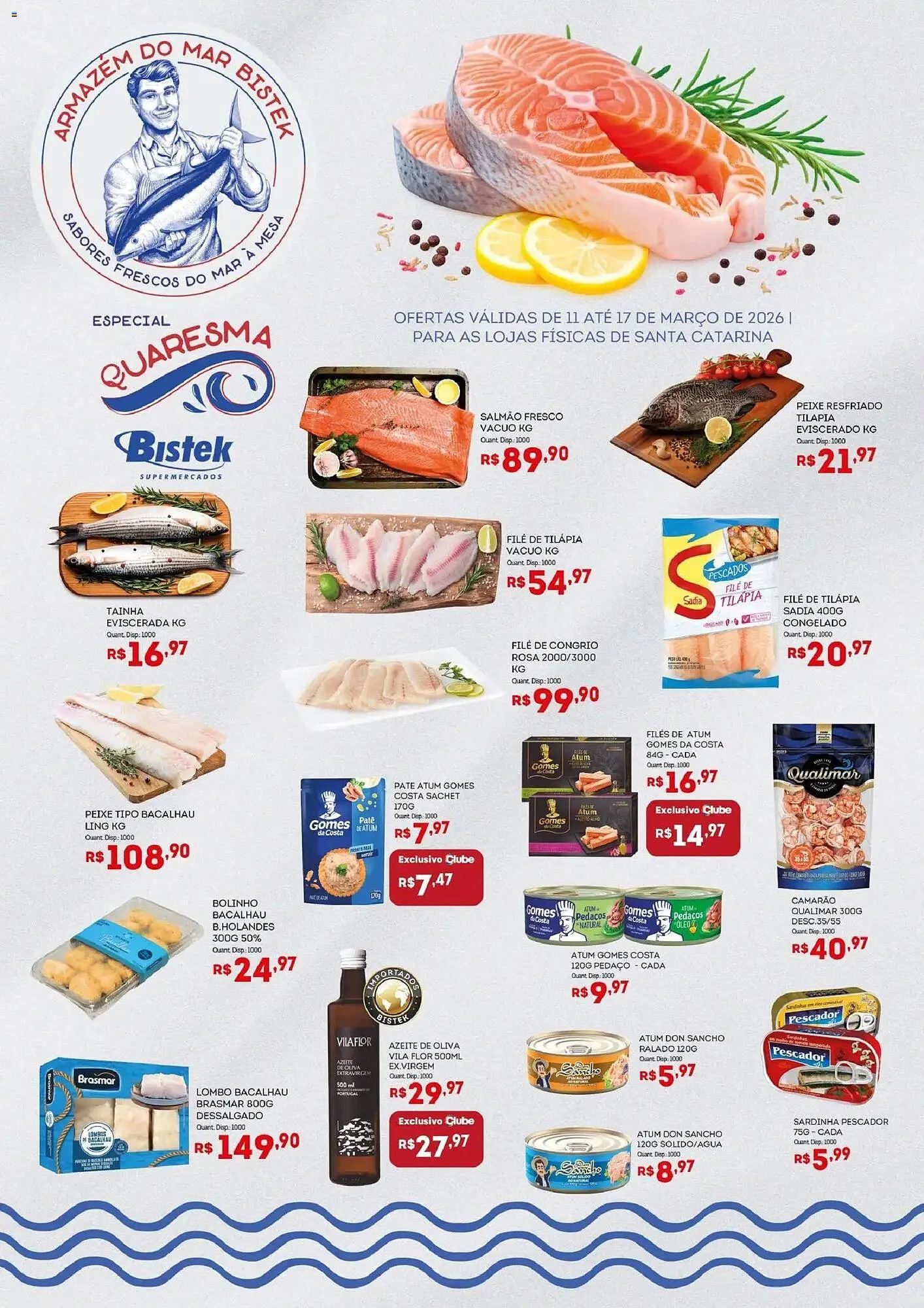 Encarte de Encarte Bistek Supermercados 11 de março até 17 de março 2026 - Pagina 1