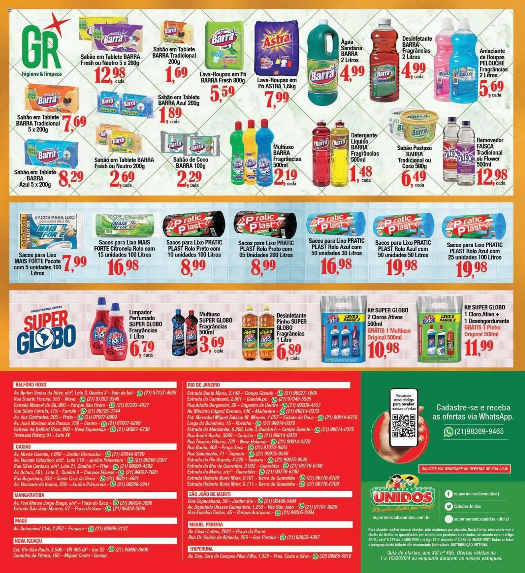 Encarte de Catálogo Supermercados Unidos 1 de agosto até 15 de agosto 2024 - Pagina 12