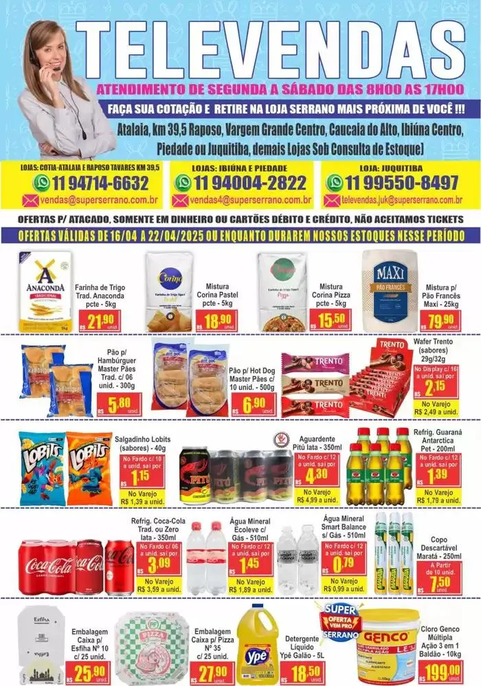 Encarte de Encarte Serrano Supermercado 16 de abril até 17 de abril 2025 - Pagina 7