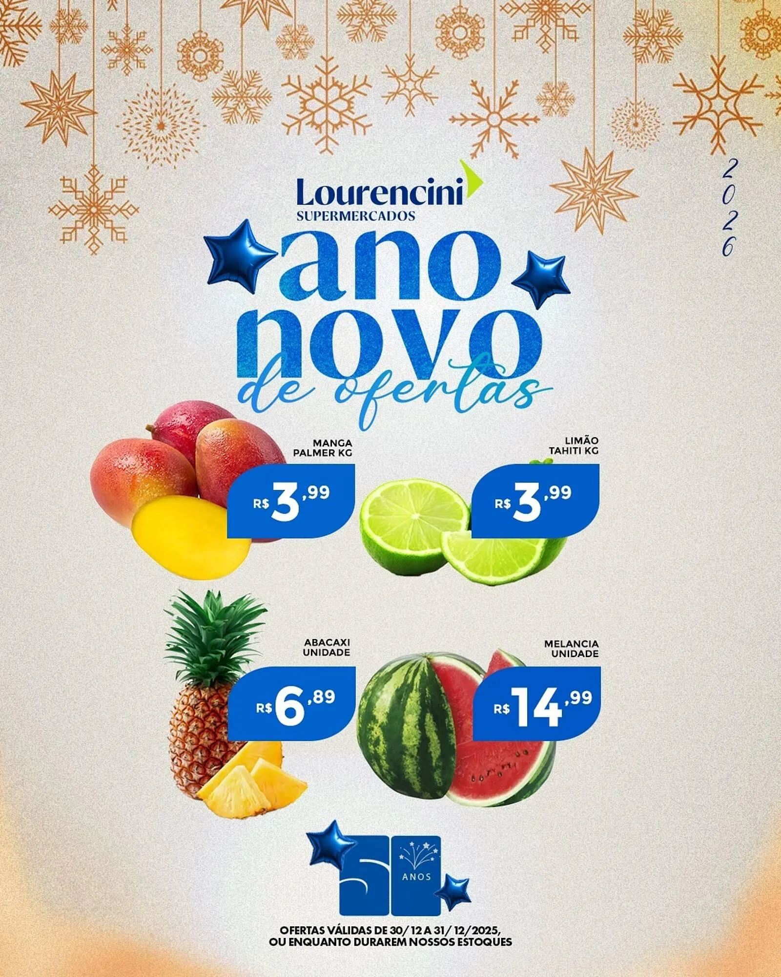 Encarte de Catálogo Lourencini Supermercados 30 de dezembro até 31 de dezembro 2025 - Pagina 2