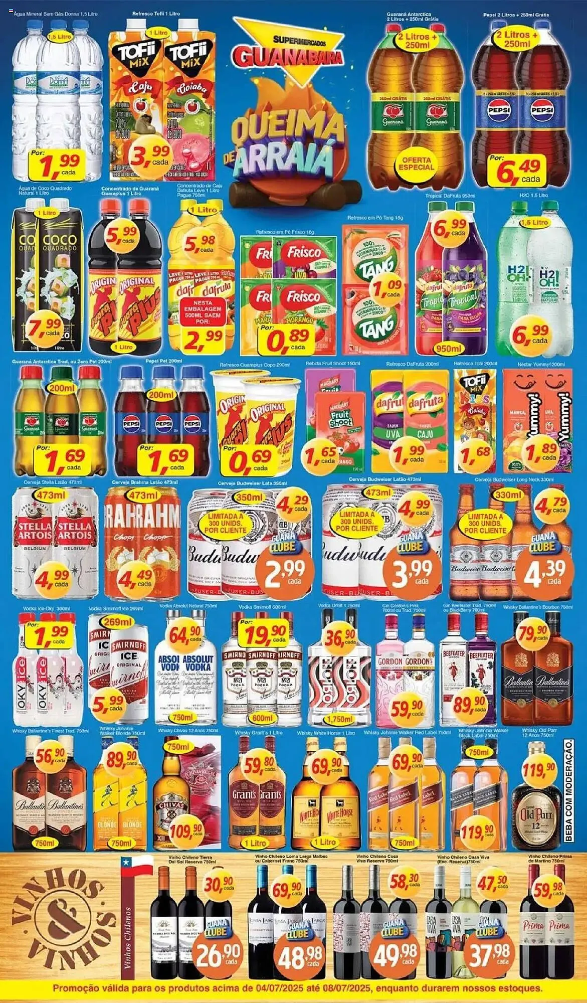 Encarte de Catálogo Supermercados Guanabara 4 de julho até 9 de julho 2025 - Pagina 4