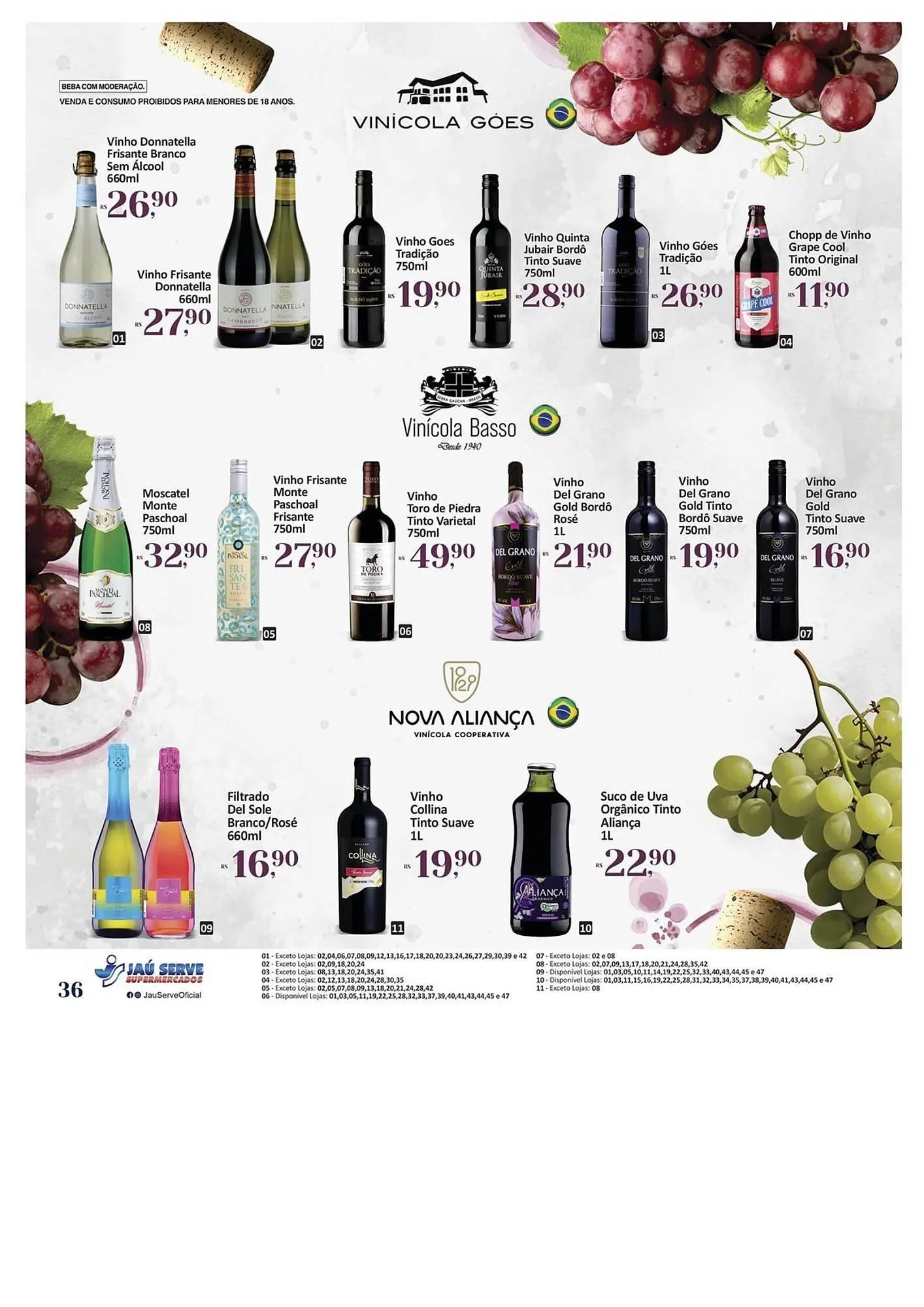 Encarte de Catálogo Supermercados Jau Serve 15 de julho até 29 de julho 2025 - Pagina 36