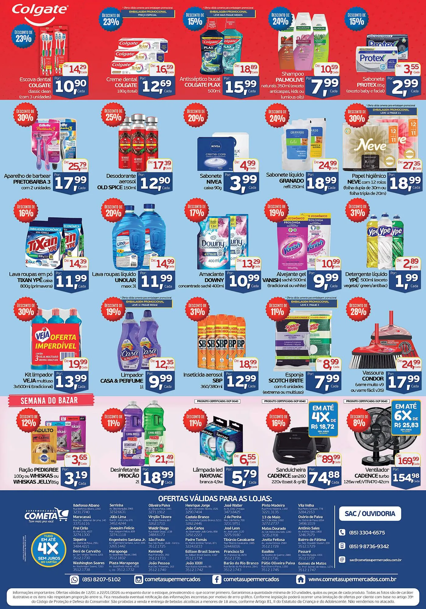Encarte de Encarte Cometa Supermercados 12 de janeiro até 22 de janeiro 2026 - Pagina 4