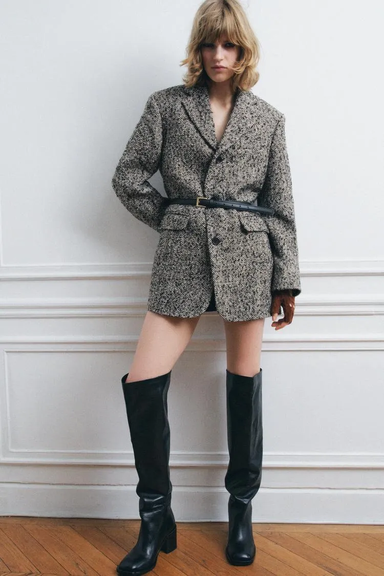 BLAZER OVERSIZE COM CINTO ZW COLLECTION