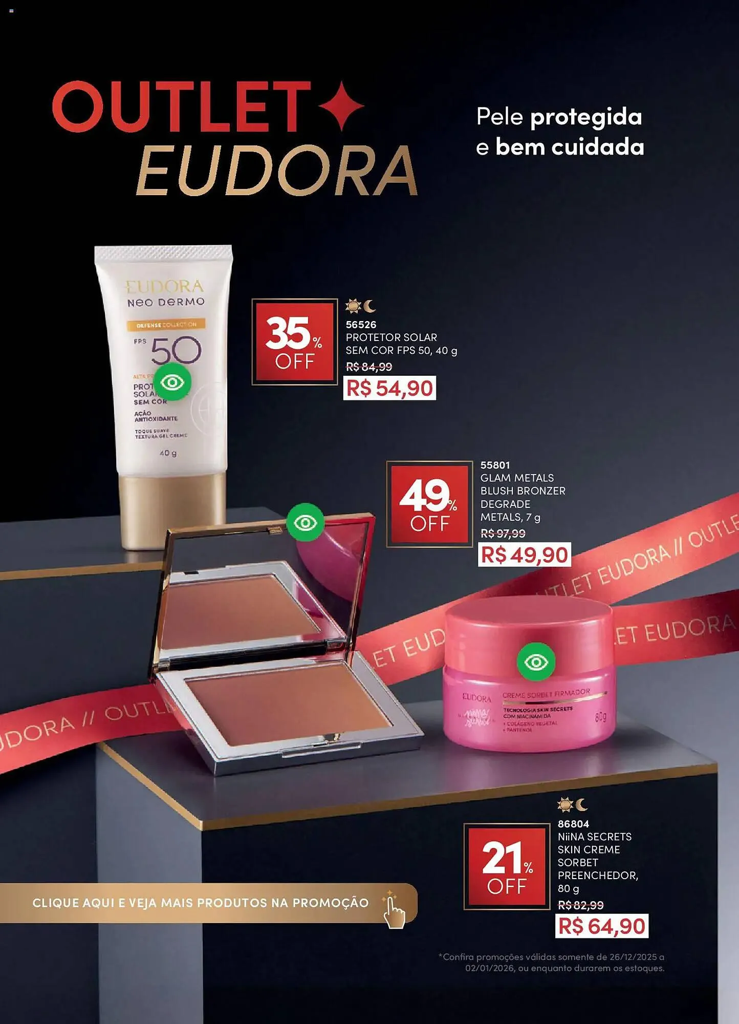 Encarte de Catálogo Eudora 17 de dezembro até 9 de janeiro 2026 - Pagina 23