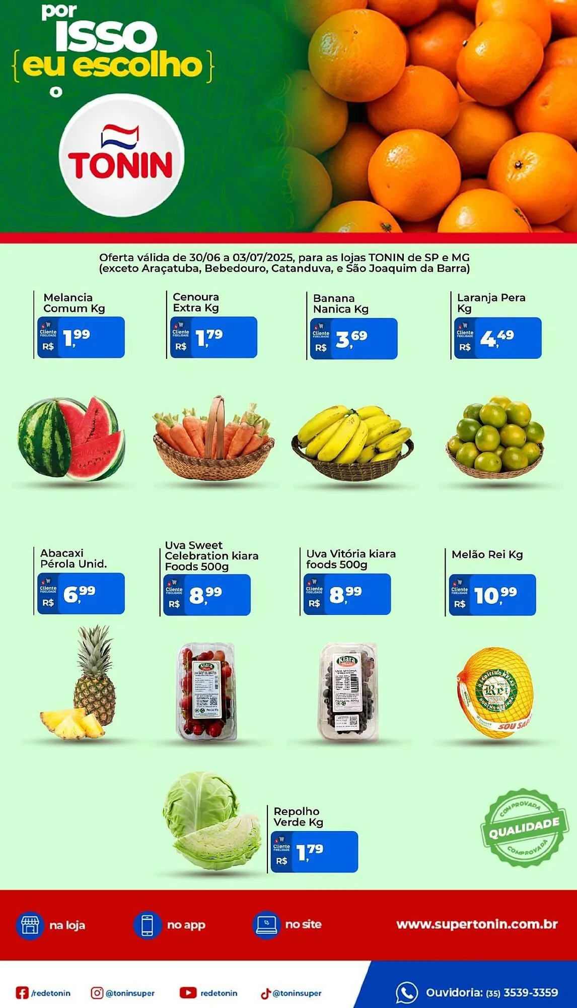 Encarte de Catálogo Tonin Superatacado 1 de julho até 3 de julho 2025 - Pagina 1