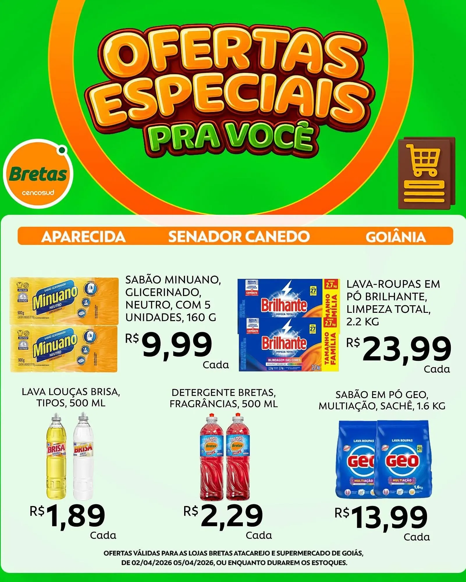 Encarte de Catálogo Supermercados Bretas 2 de abril até 5 de abril 2026 - Pagina 3