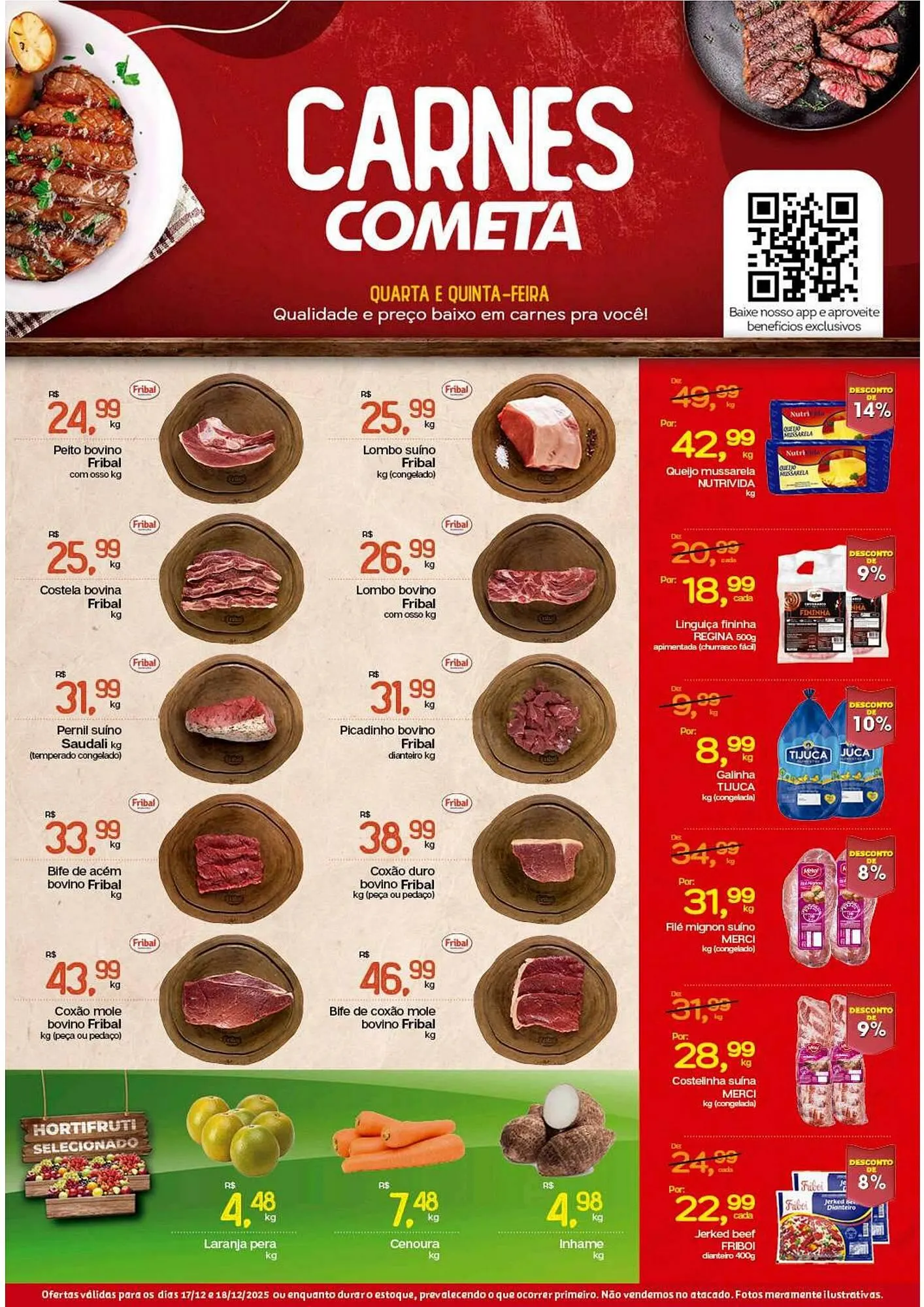 Encarte de Encarte Cometa Supermercados 17 de dezembro até 18 de dezembro 2025 - Pagina 1