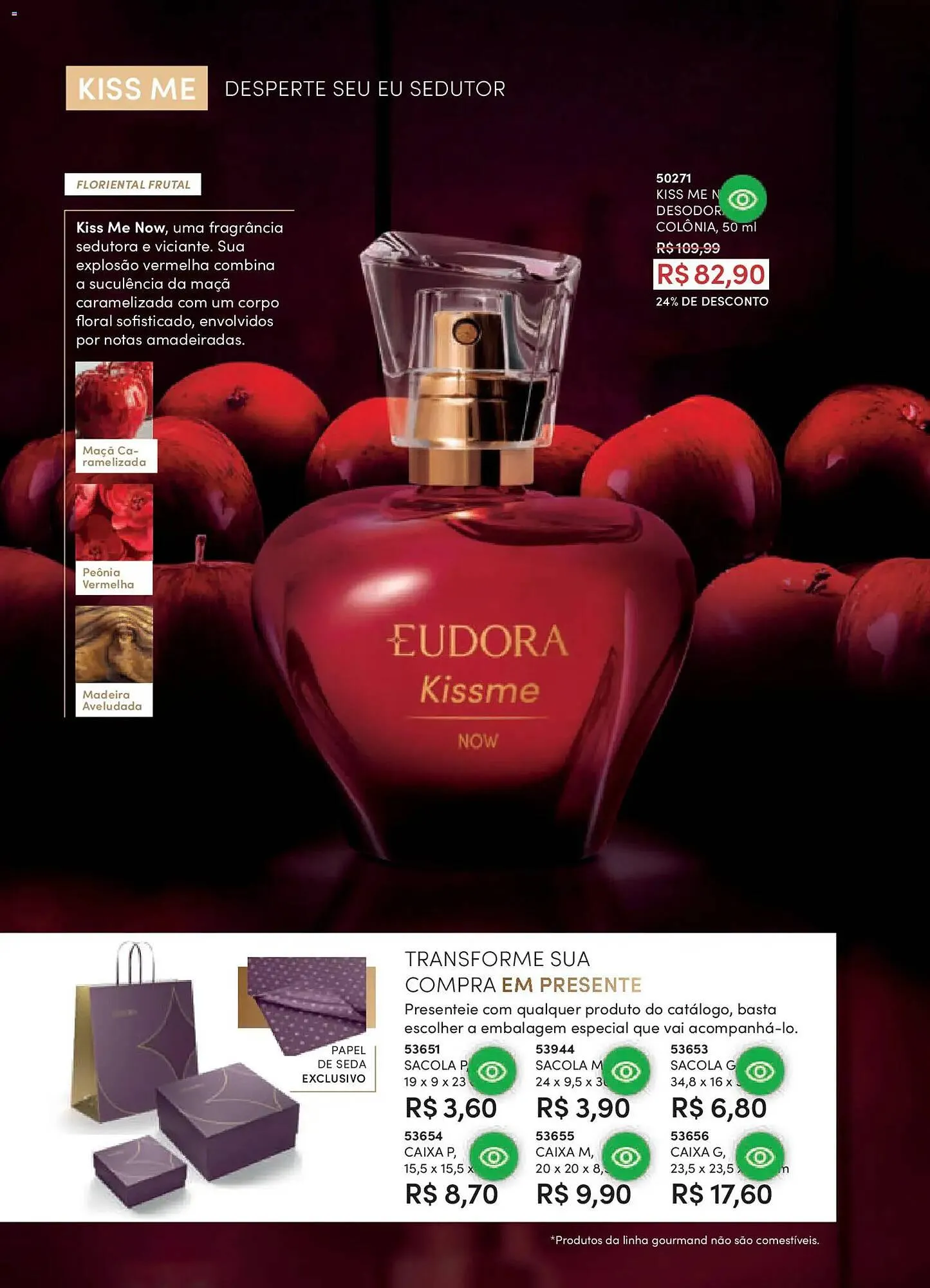 Encarte de Catálogo Eudora 8 de janeiro até 31 de janeiro 2026 - Pagina 107