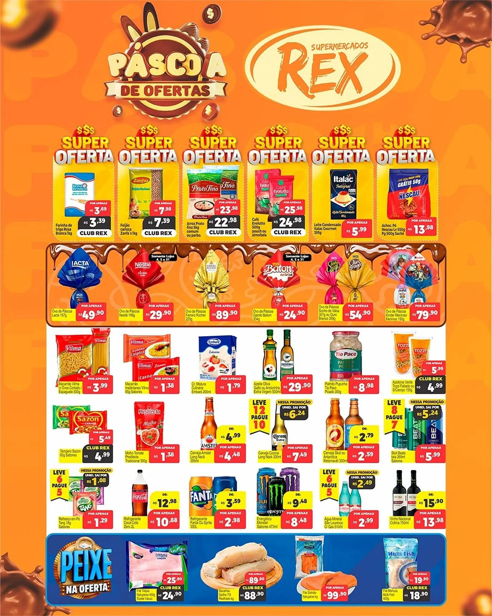 Encarte de Catálogo Supermercados Rex 2 de abril até 8 de abril 2026 - Pagina 1