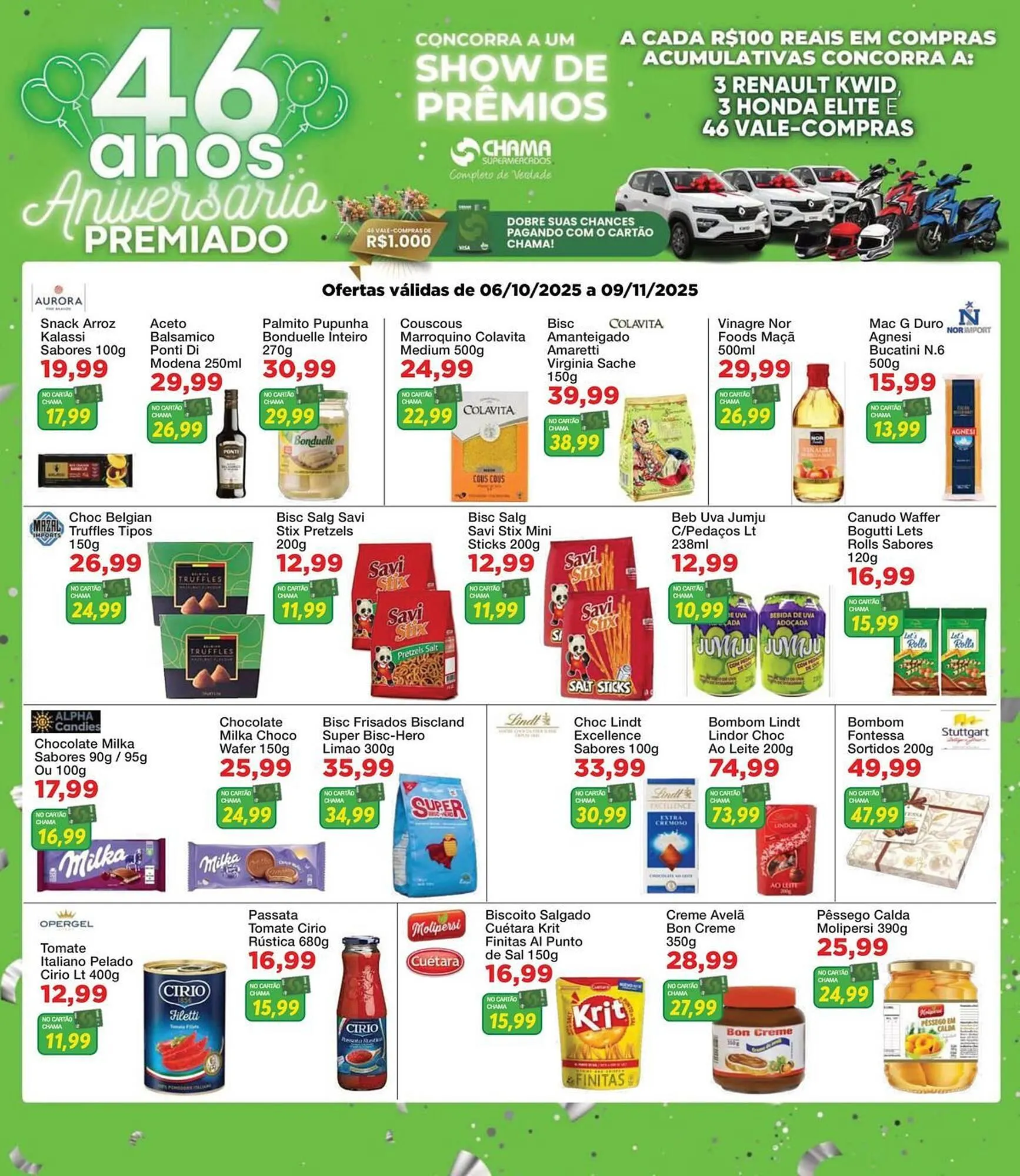 Encarte de Catálogo Chama Supermercados 6 de outubro até 9 de novembro 2025 - Pagina 33