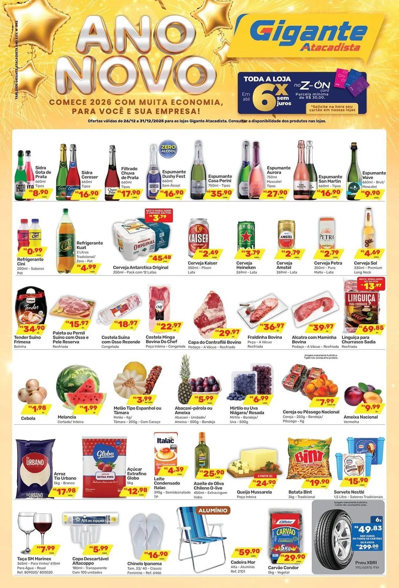 Encarte de Encarte Gigante Atacadista 26 de dezembro até 31 de dezembro 2025 - Pagina 1