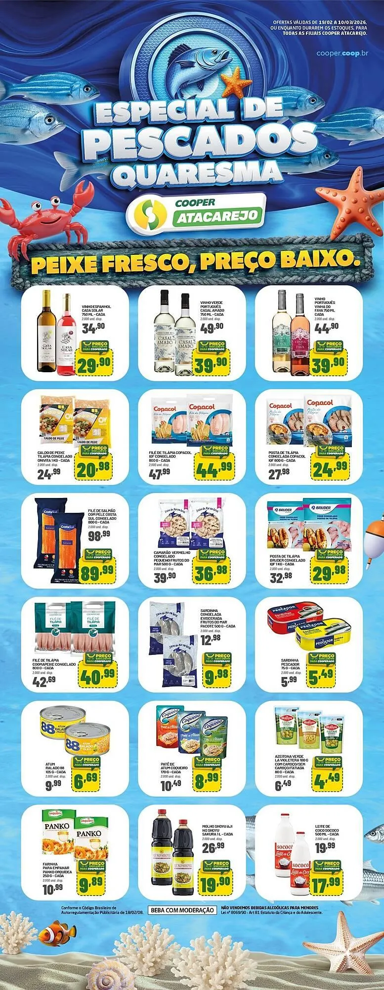 Encarte de Tabloide Cooper 19 de fevereiro até 10 de março 2026 - Pagina 1