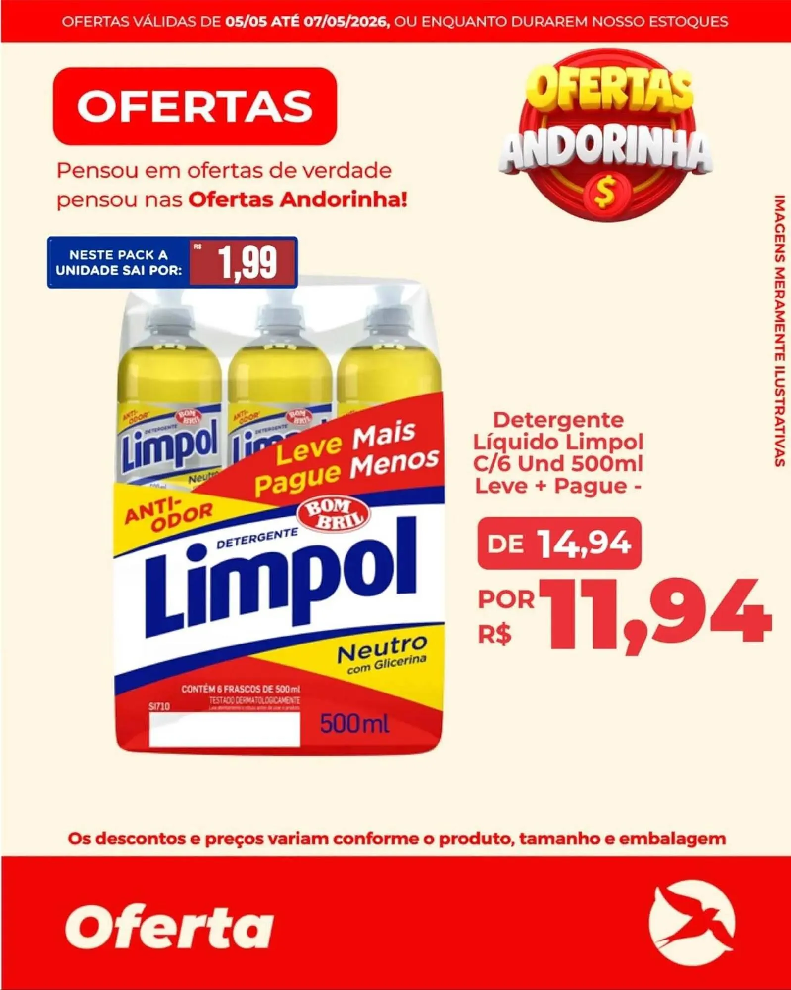 Encarte de Folheto Andorinha Hipermercado 5 de maio até 7 de maio 2026 - Pagina 18