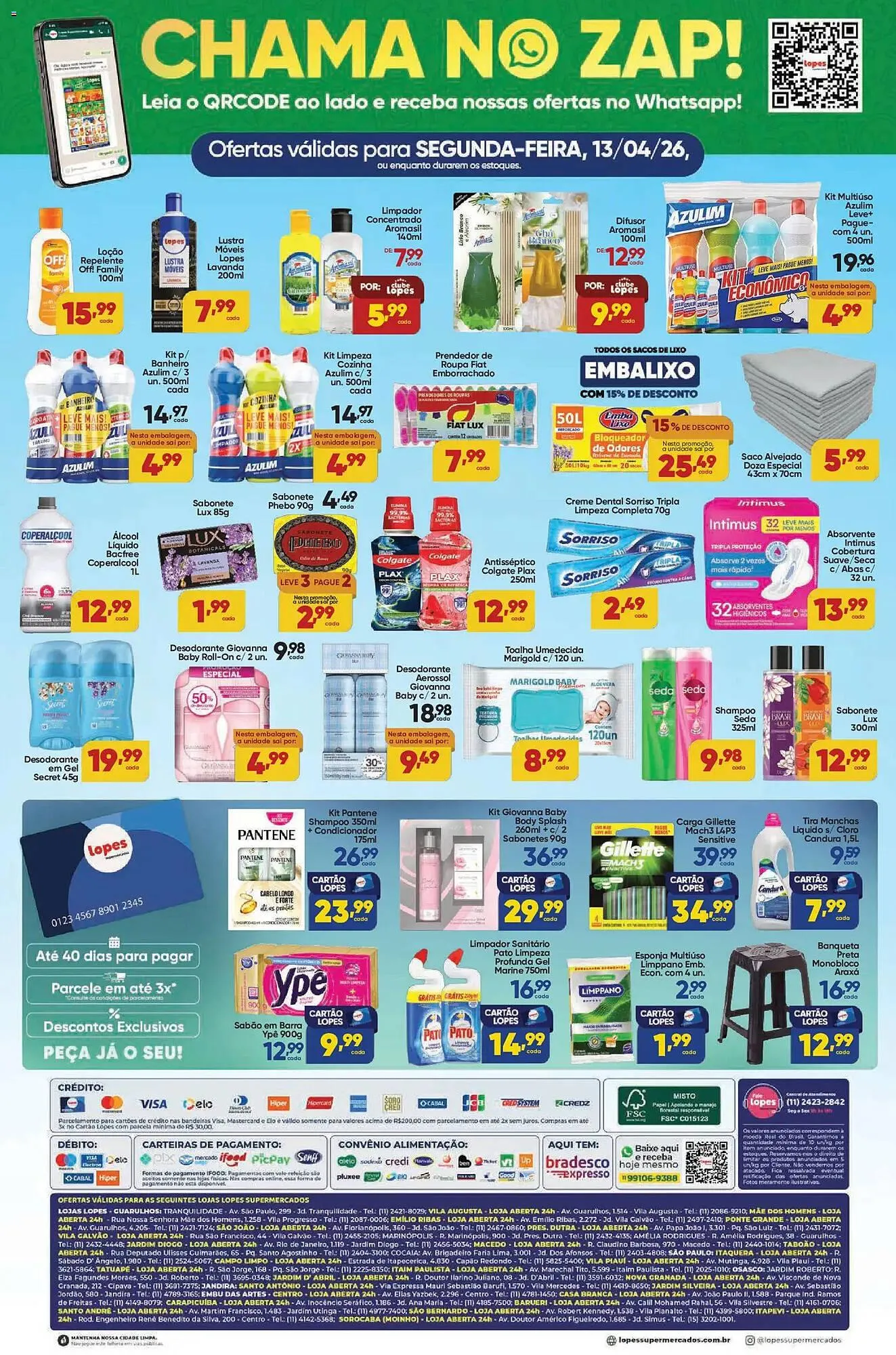 Encarte de Folheto Lopes Supermercados 13 de abril até 13 de abril 2026 - Pagina 2