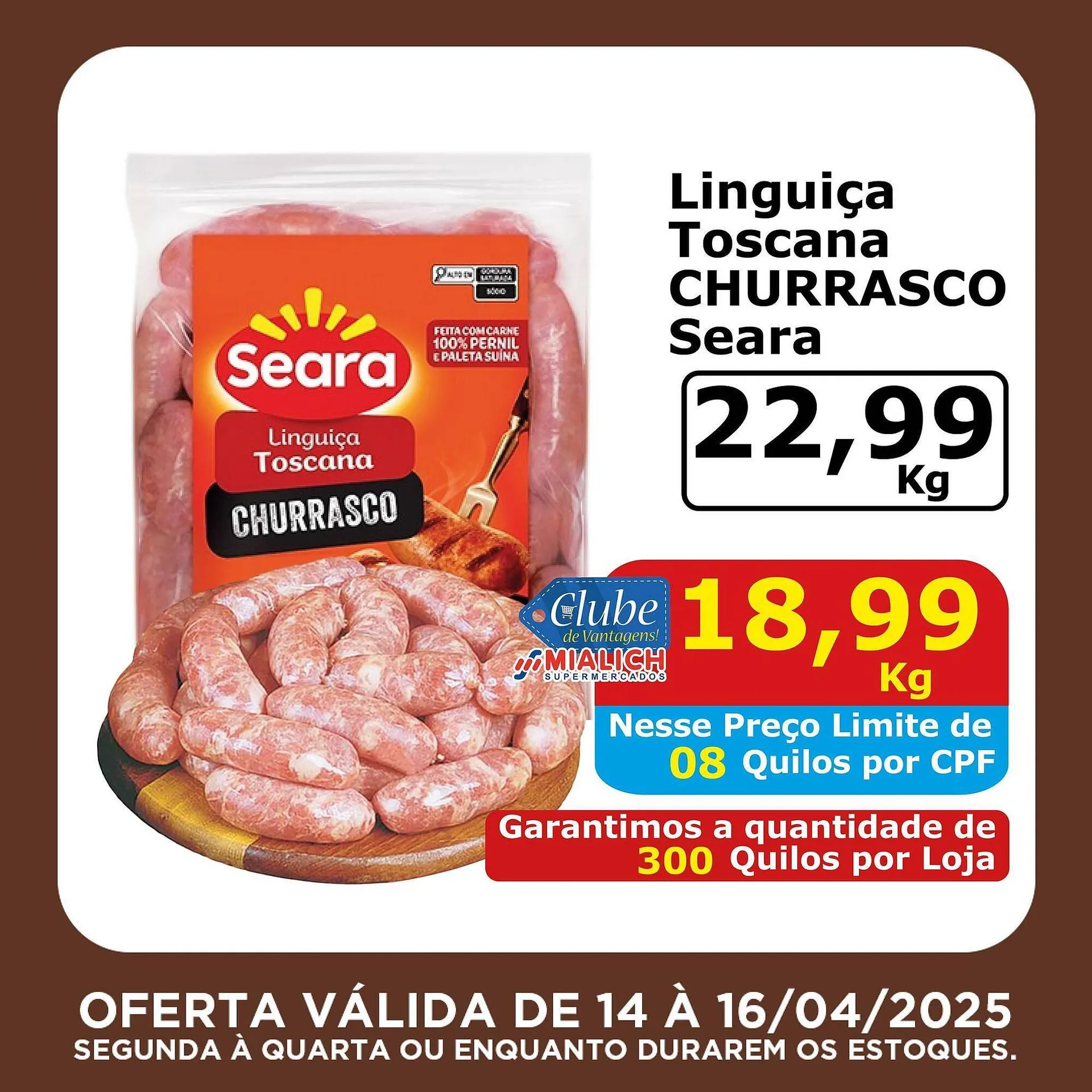 Encarte de Catálogo Mialich Supermercados 14 de abril até 16 de abril 2025 - Pagina 2