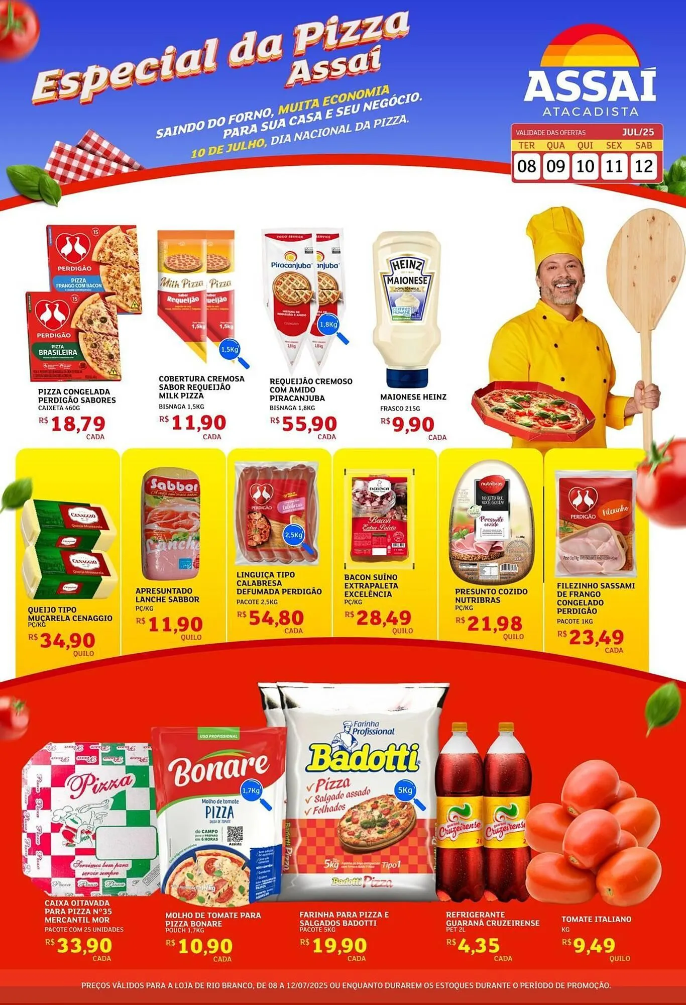 Encarte de Catálogo Assaí Atacadista 8 de julho até 12 de julho 2025 - Pagina 1