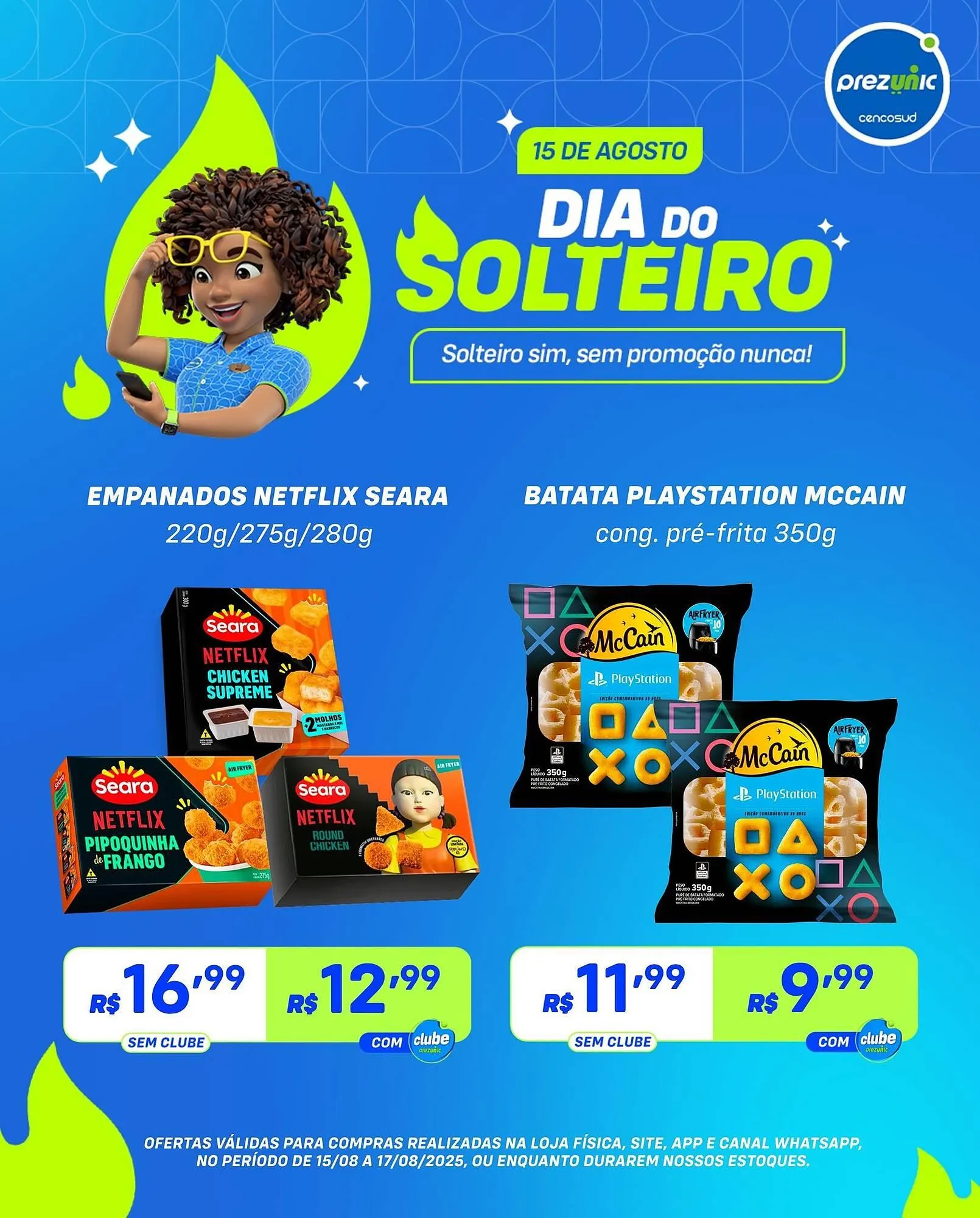 Encarte de Catálogo Prezunic 15 de agosto até 18 de agosto 2025 - Pagina 3