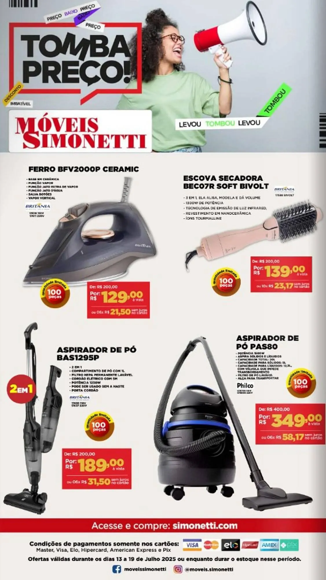 Encarte de Catálogo Móveis Simonetti 14 de julho até 19 de julho 2025 - Pagina 42